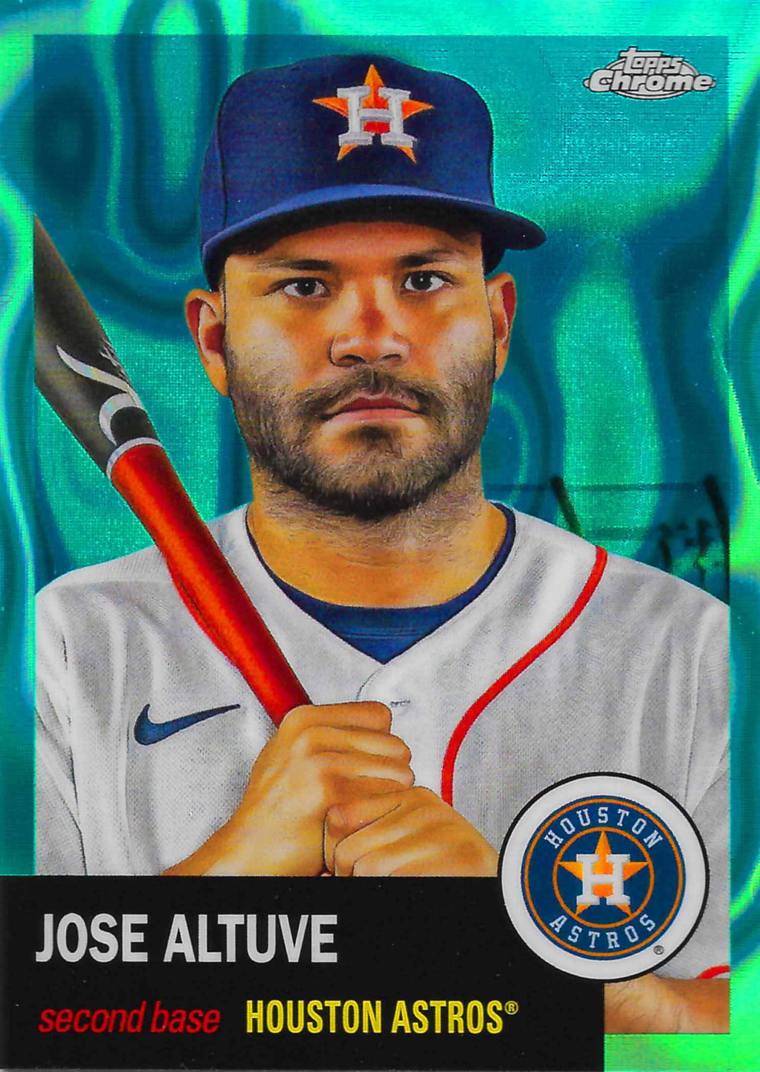 2022 Topps Chrome Platinum Anniversary Aqua Lava Refractors