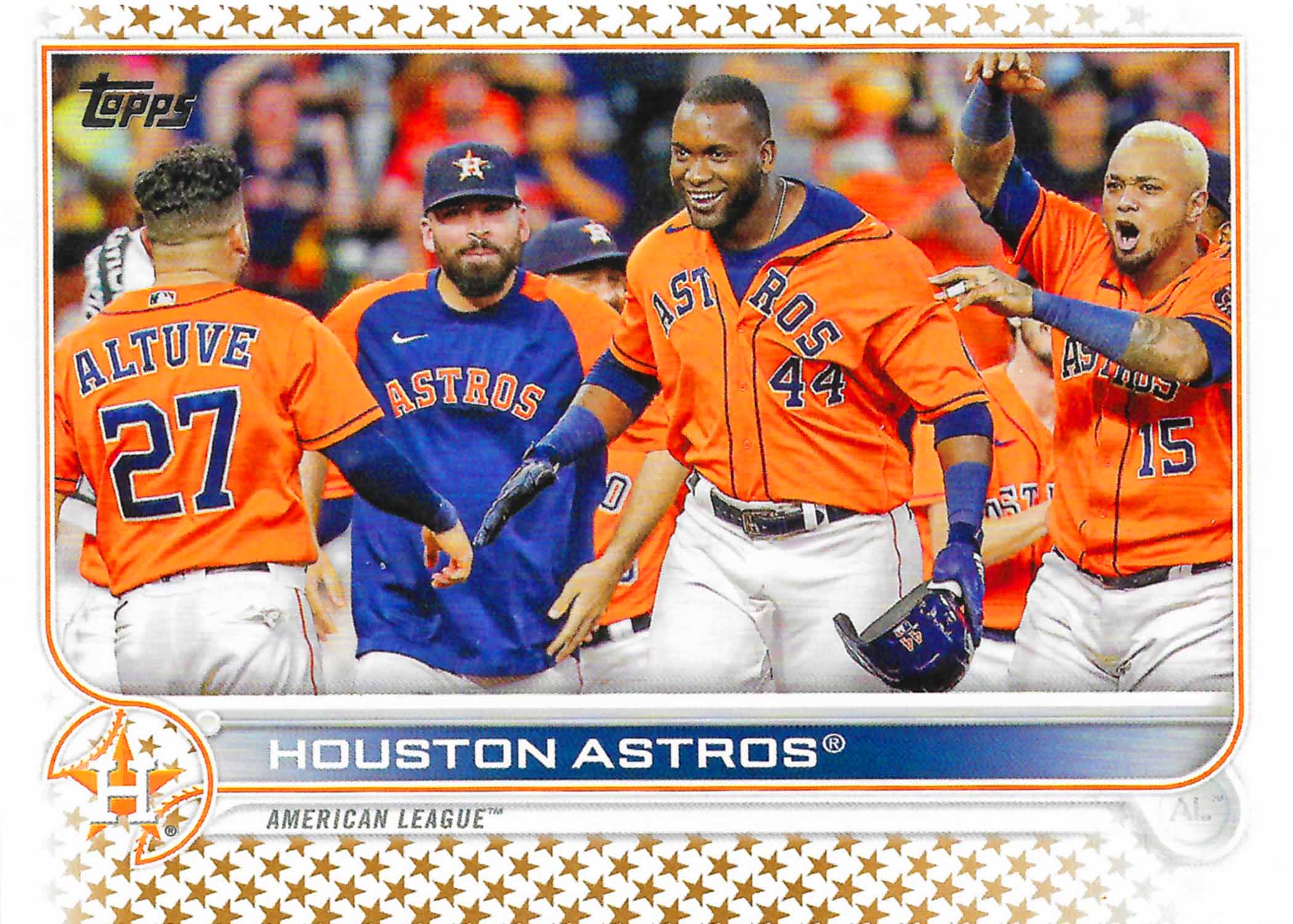 2022 Topps Factory Set Gold Stars Houston Astros