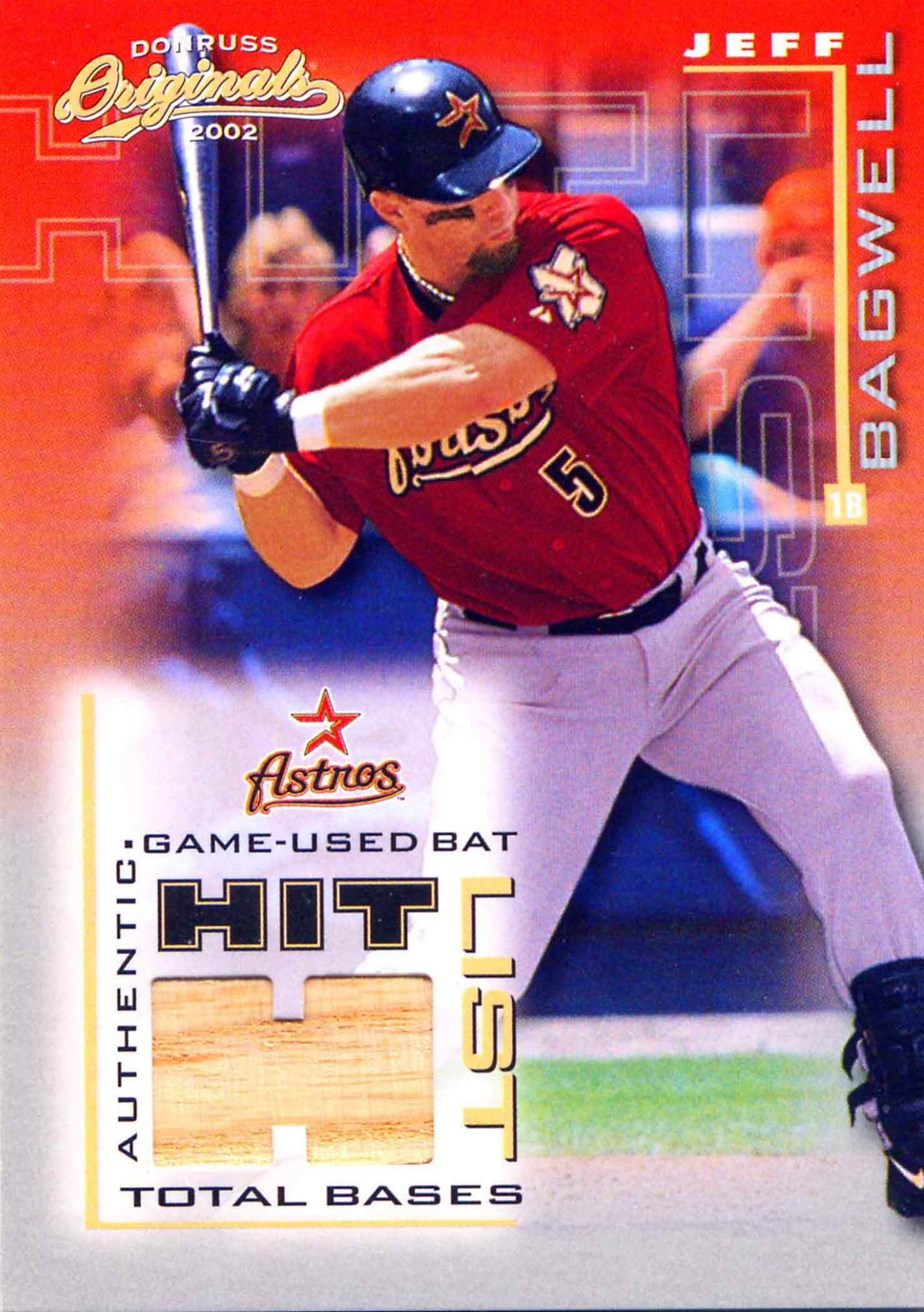 2001 SP Game Bat Milestone Piece of Action Milestone