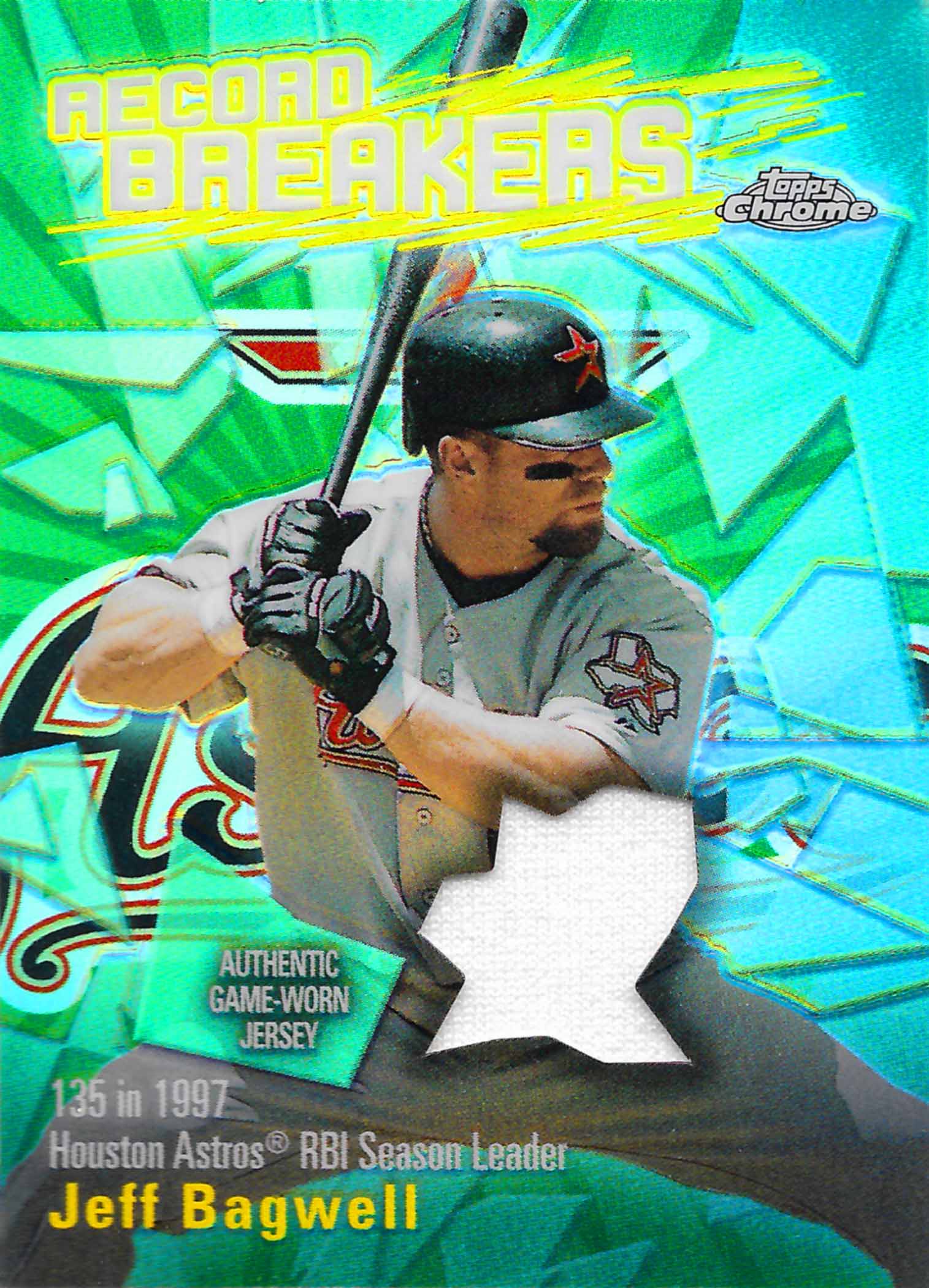 2003 Topps Chrome Record Breakers Relics Uniform