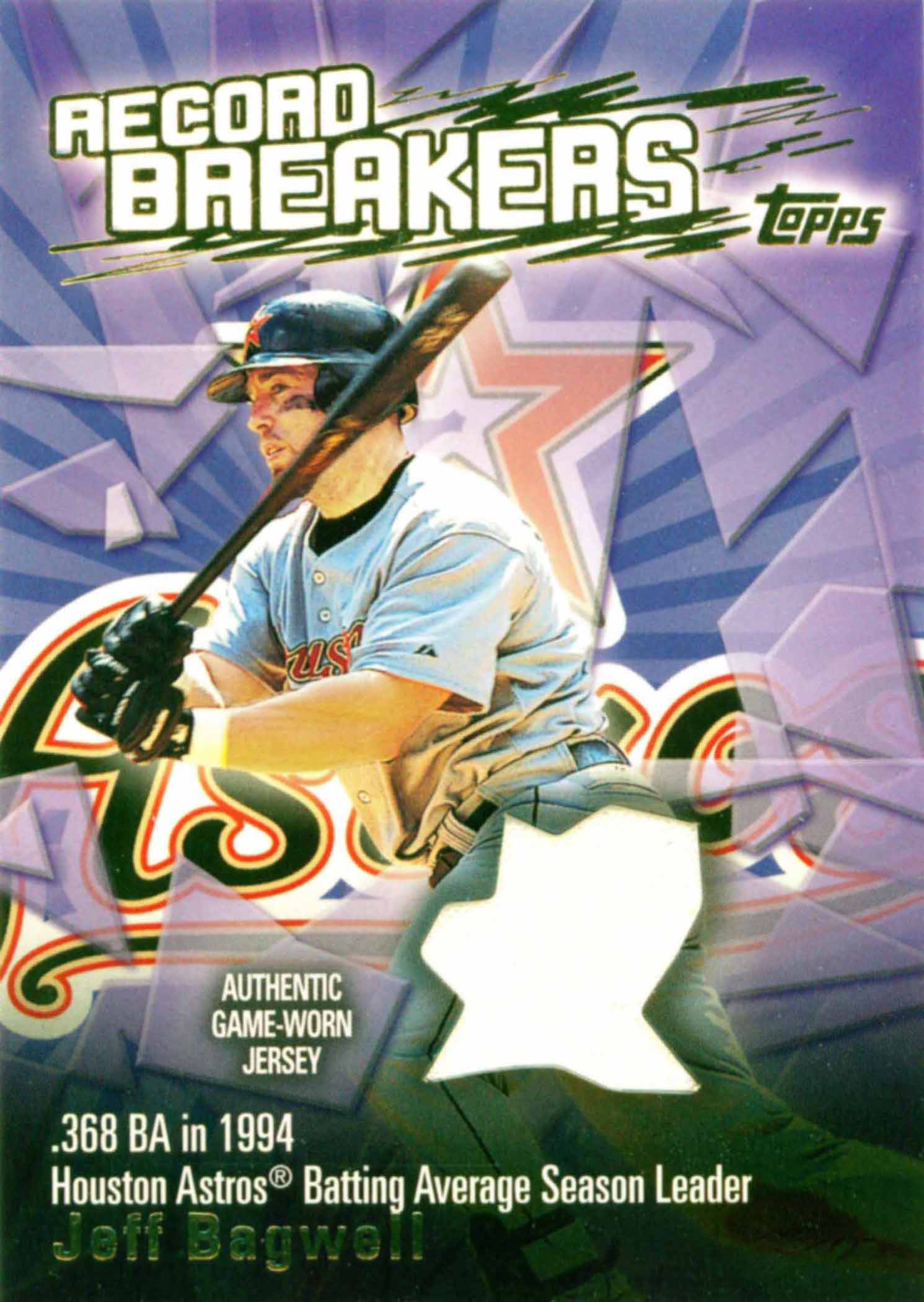 2003 Topps Record Breakers Relics Uniform