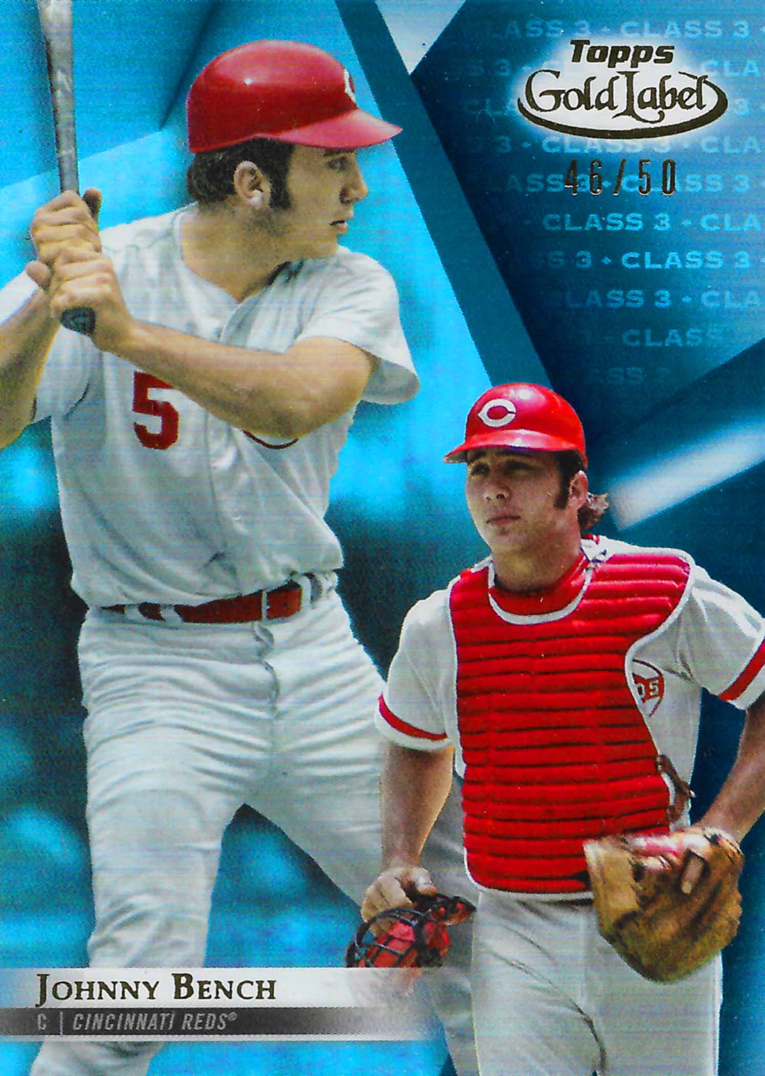 2018 Topps Gold Label Class 3 Blue