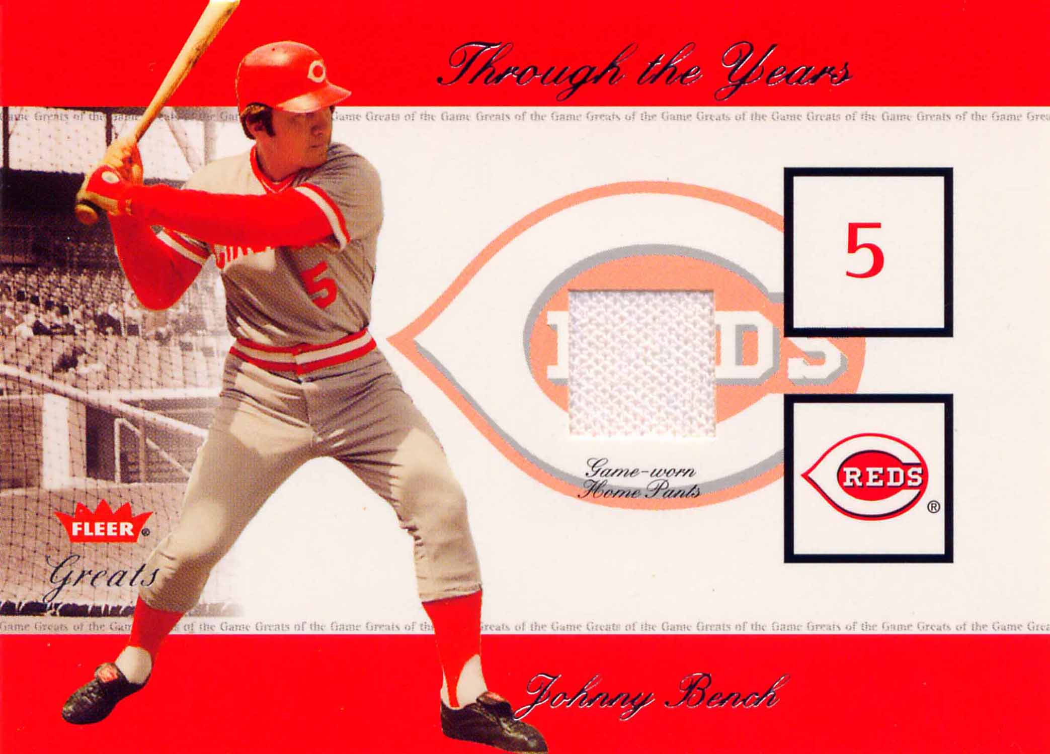 2002 Greats of the Game Through the Years Level 1 Pants