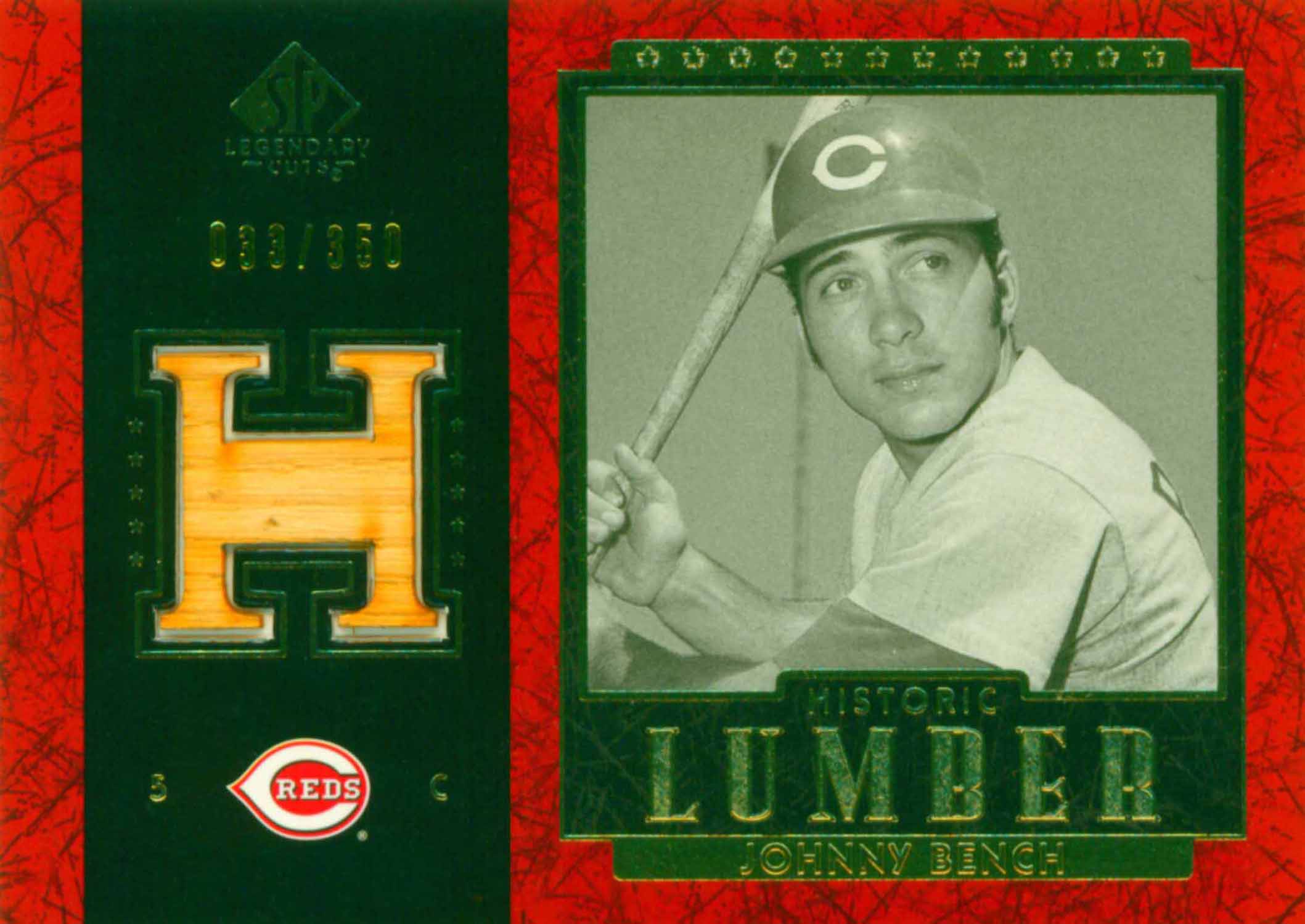 2003 SP Legendary Cuts Historic Lumber