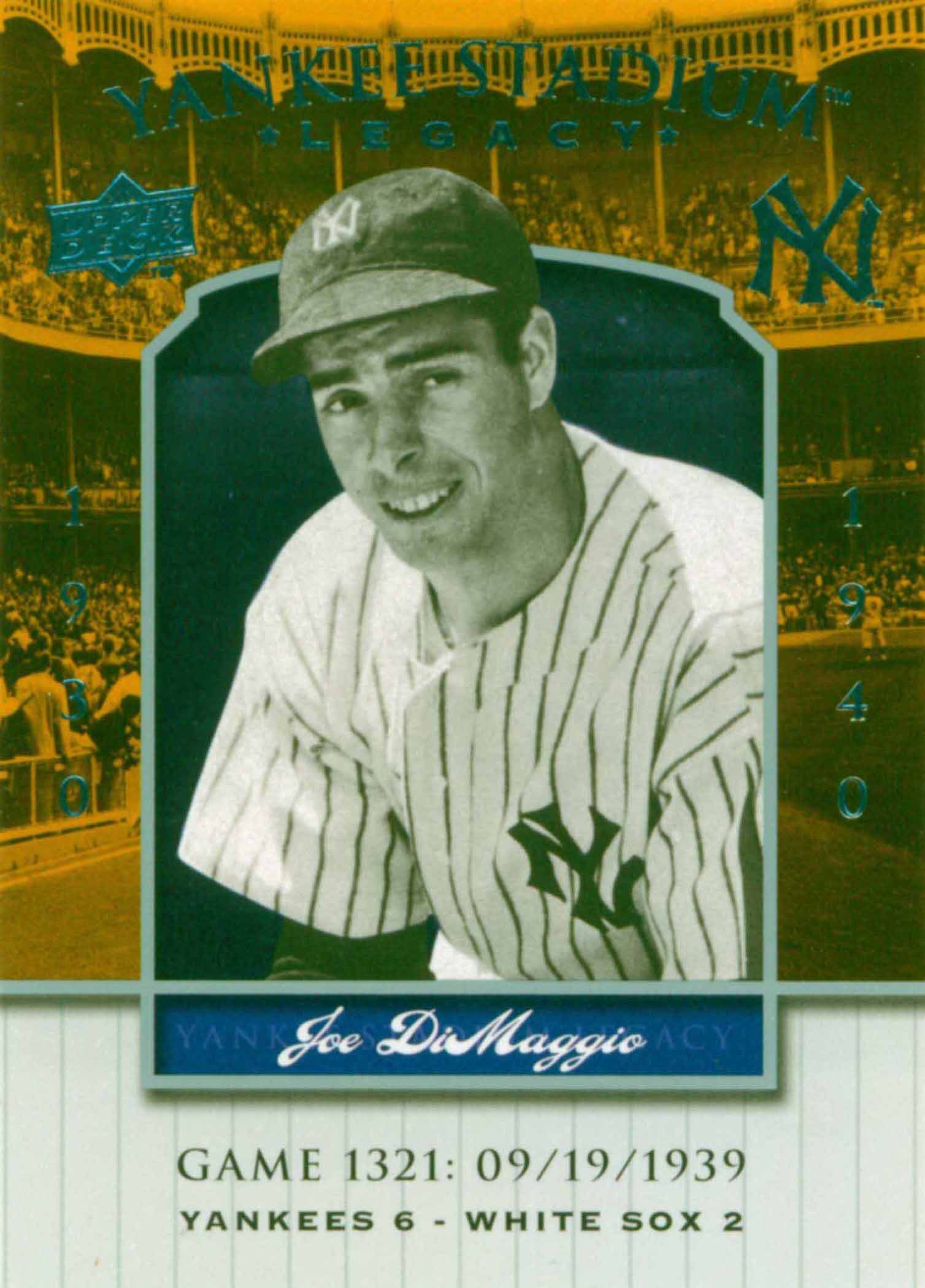 2008 Upper Deck Yankee Stadium Legacy Collection