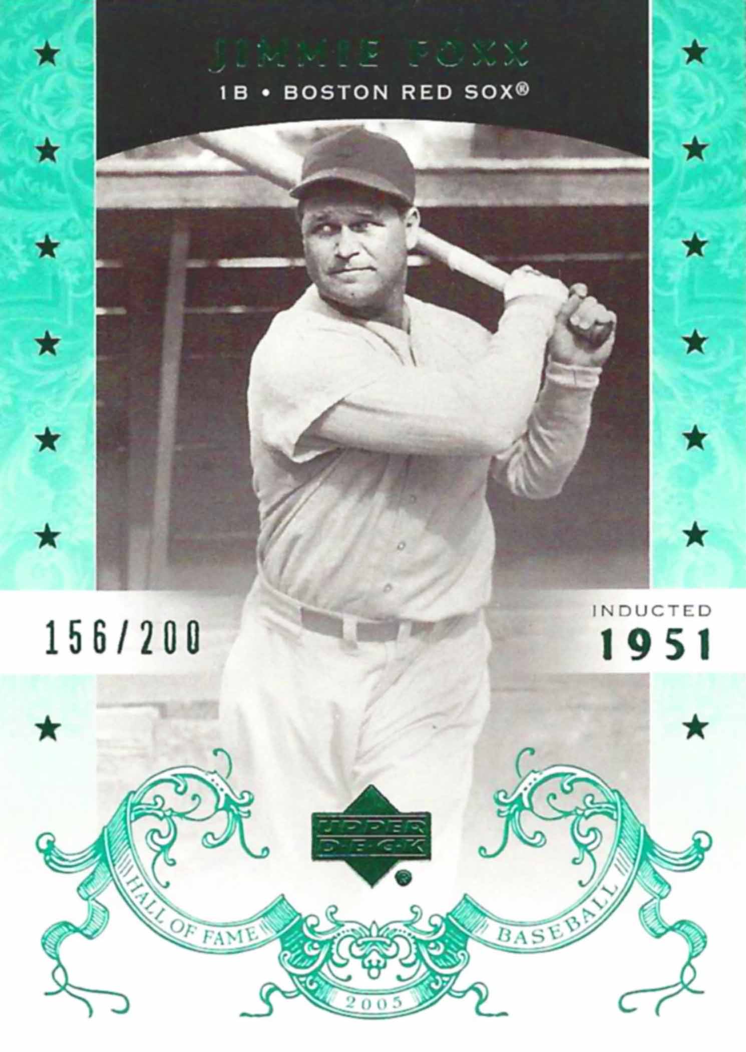 2005 Upper Deck Hall of Fame Green