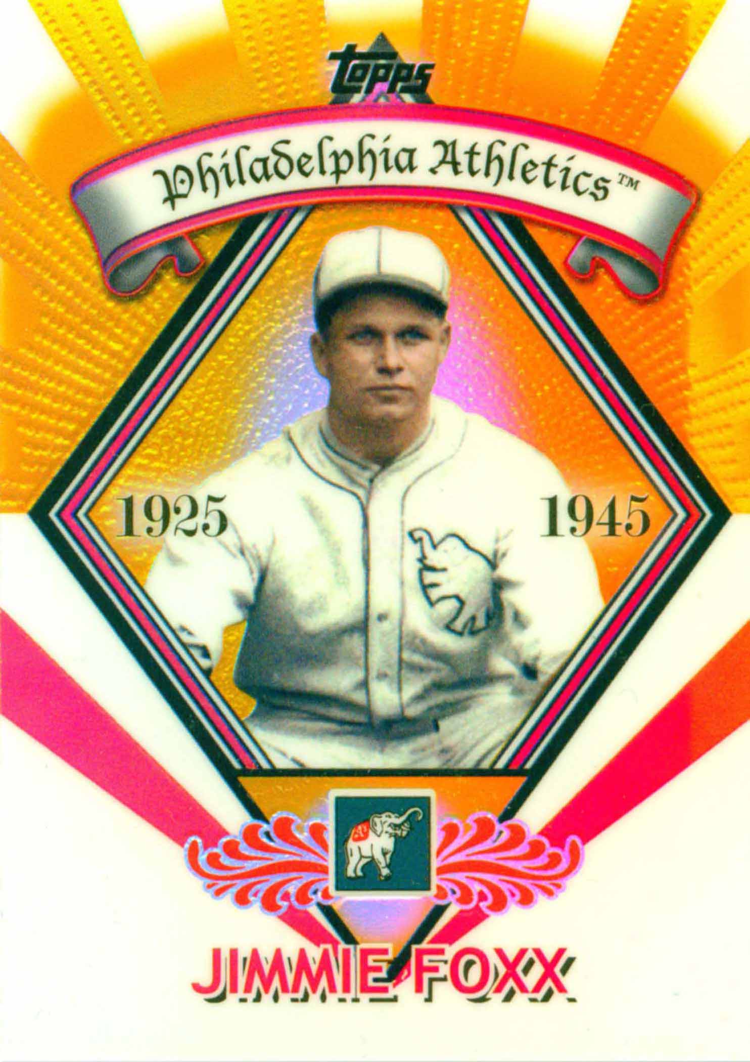 2009 Topps Legends Chrome Target Cereal Gold Refractors