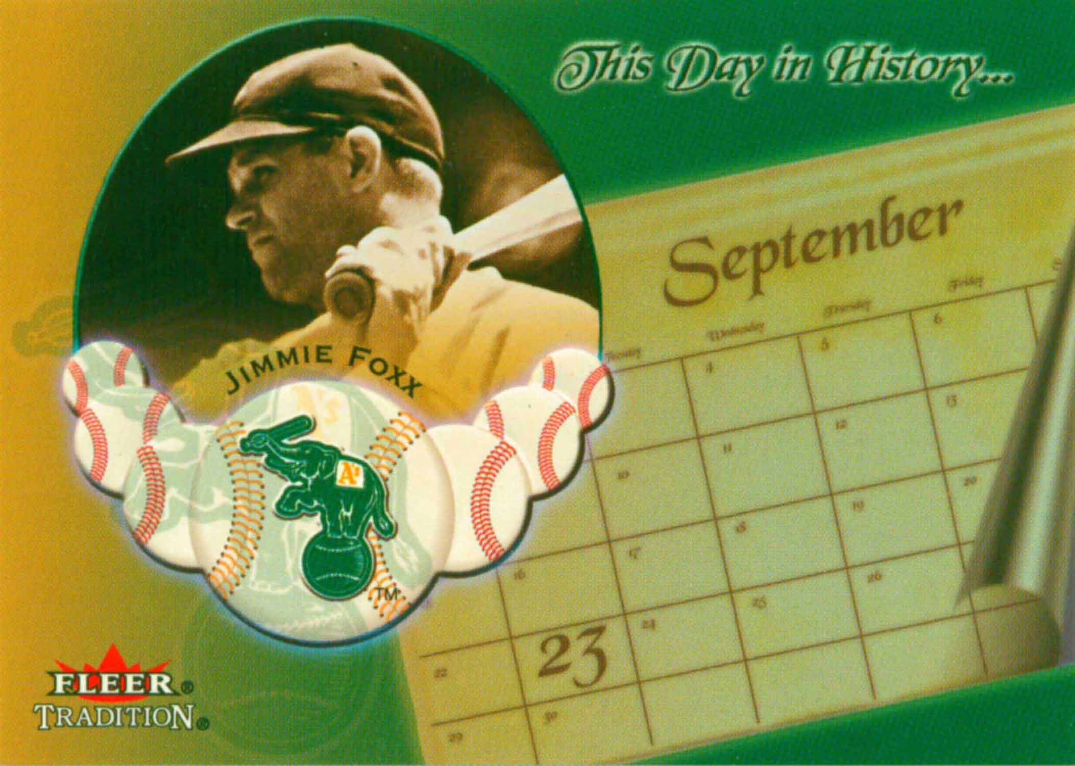 2002 Fleer Tradition This Day in History