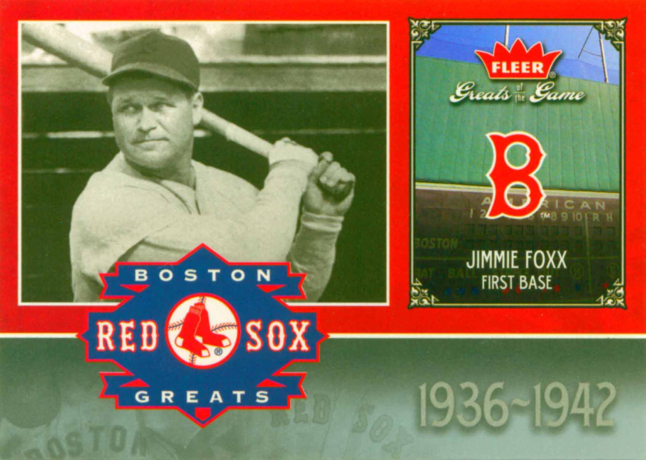 2006 Greats of the Game Red Sox Greats