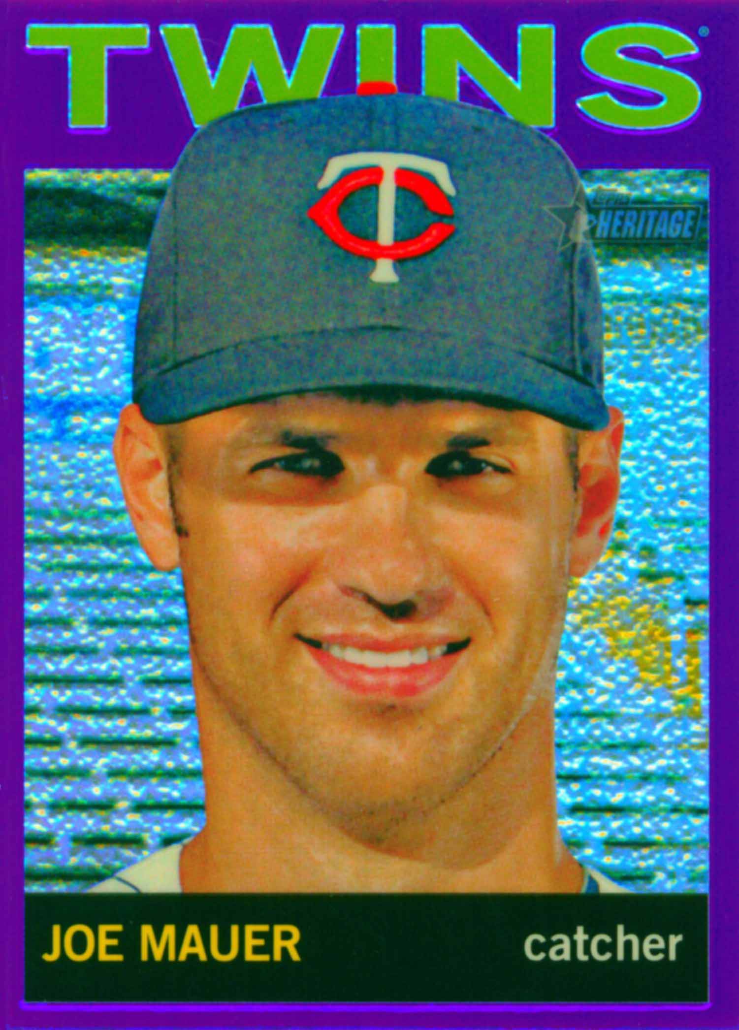 2013 Topps Heritage Chrome Purple Refractors