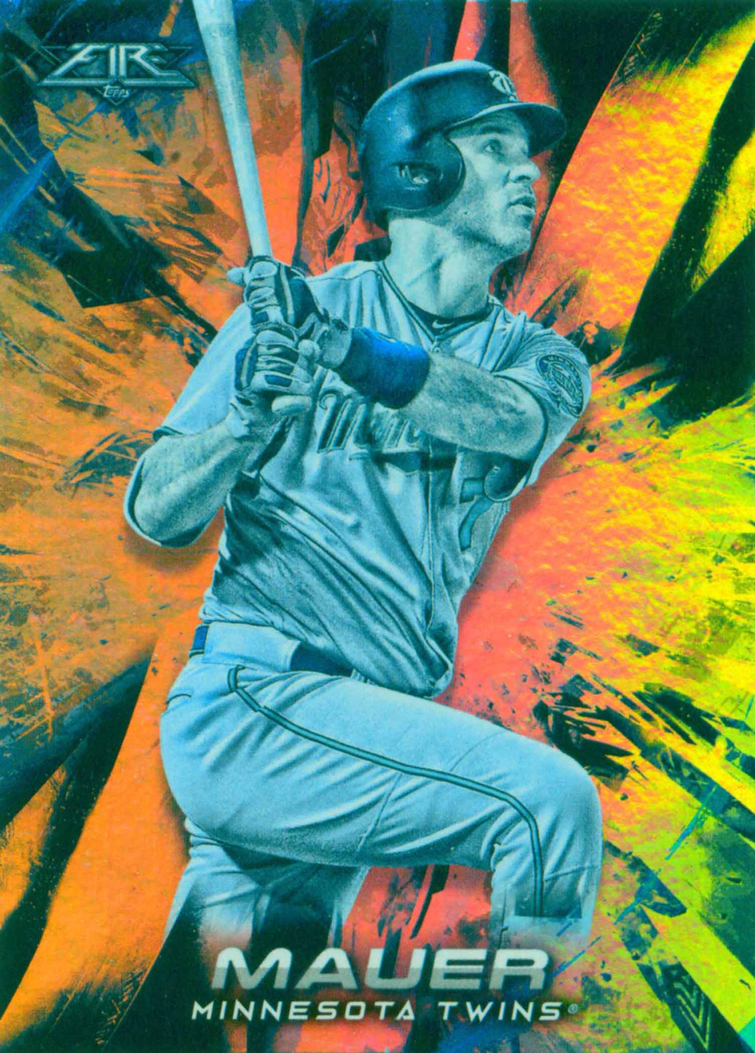 2018 Topps Fire Blue