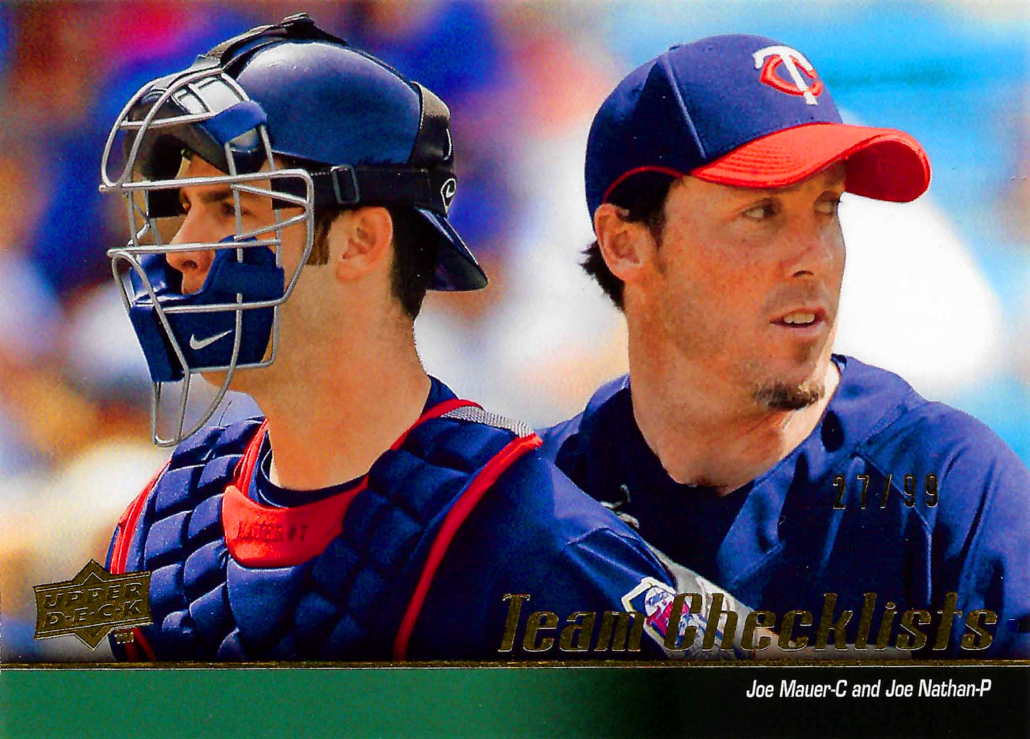 2010 Upper Deck Gold Team Checklist