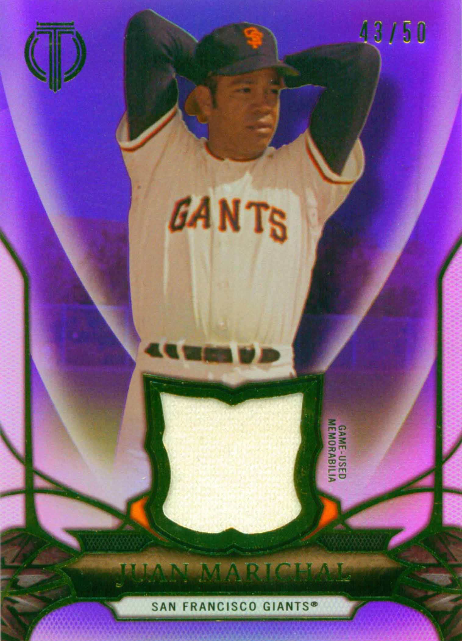 2016 Topps Tribute Relics Purple