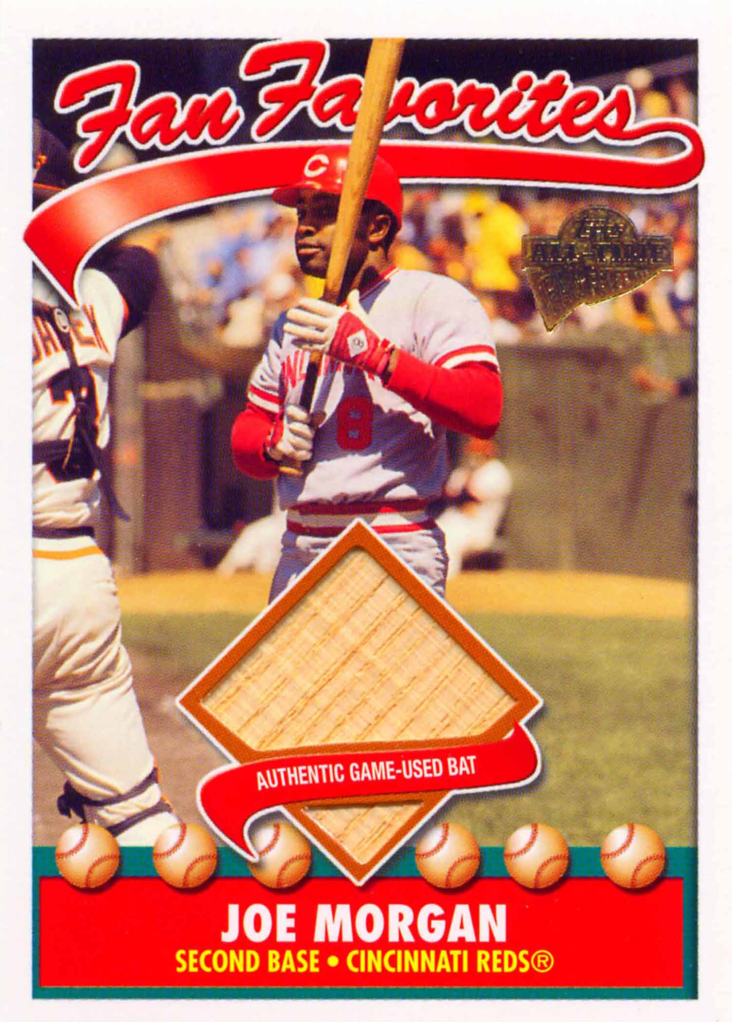 2004 Topps All-Time Fan Favorites Relics Bat