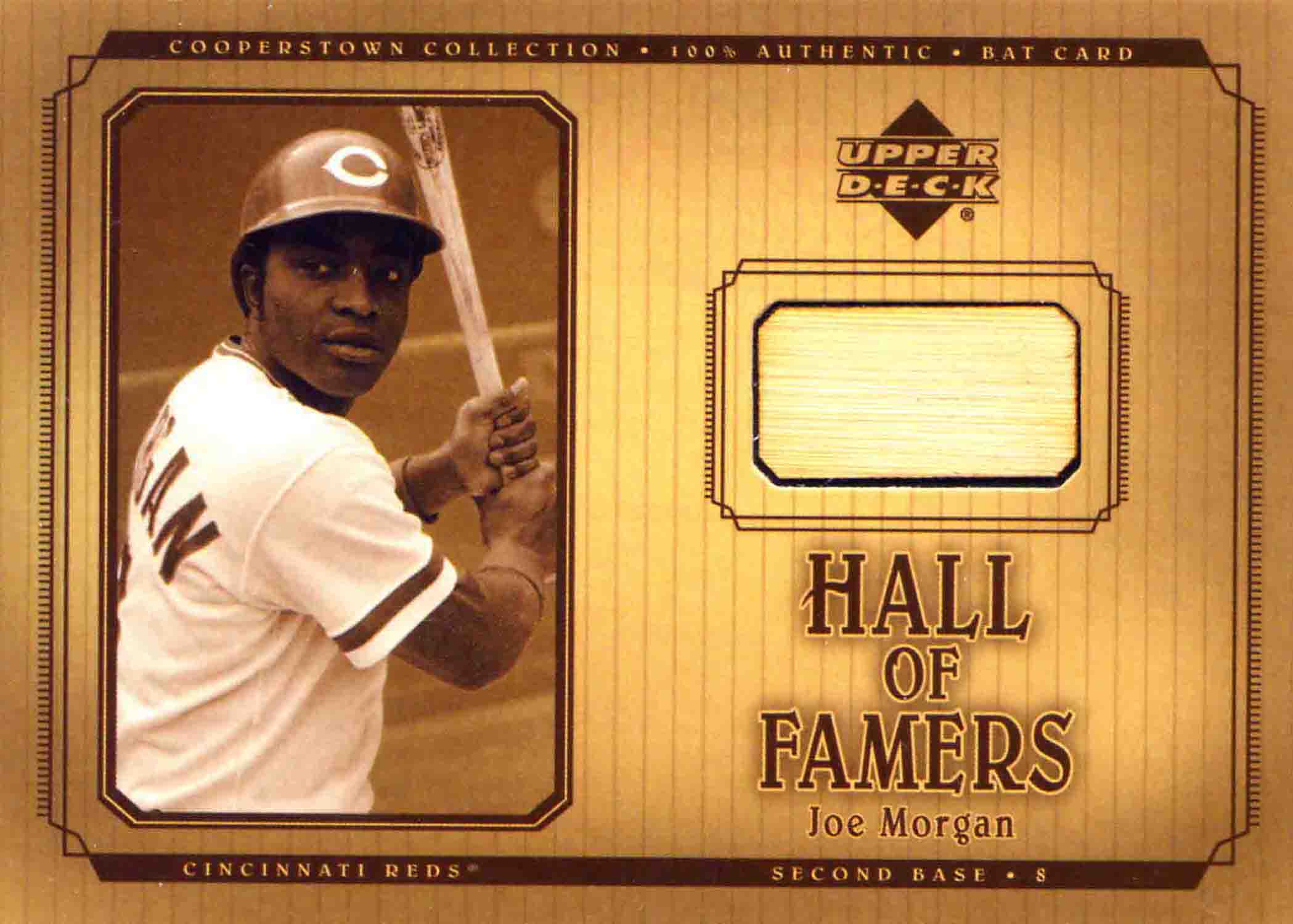 2001 Upper Deck Hall of Famers Game Bat