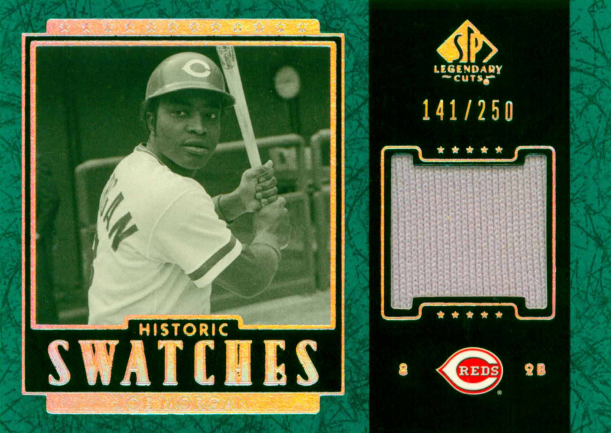 2003 SP Legendary Cuts Historic Swatches Green Jersey
