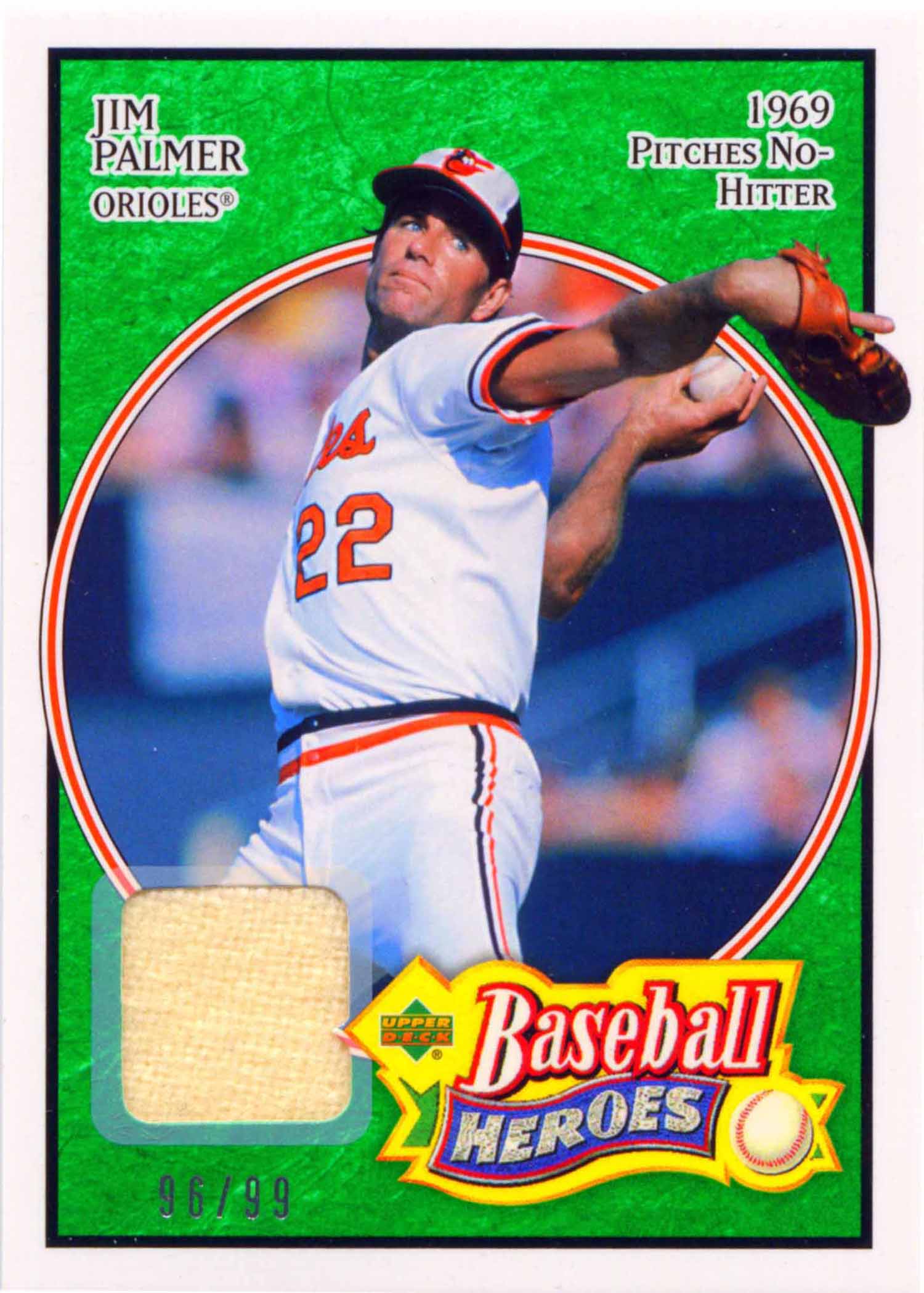 2005 Upper Deck Baseball Heroes Memorabilia Emerald Jersey