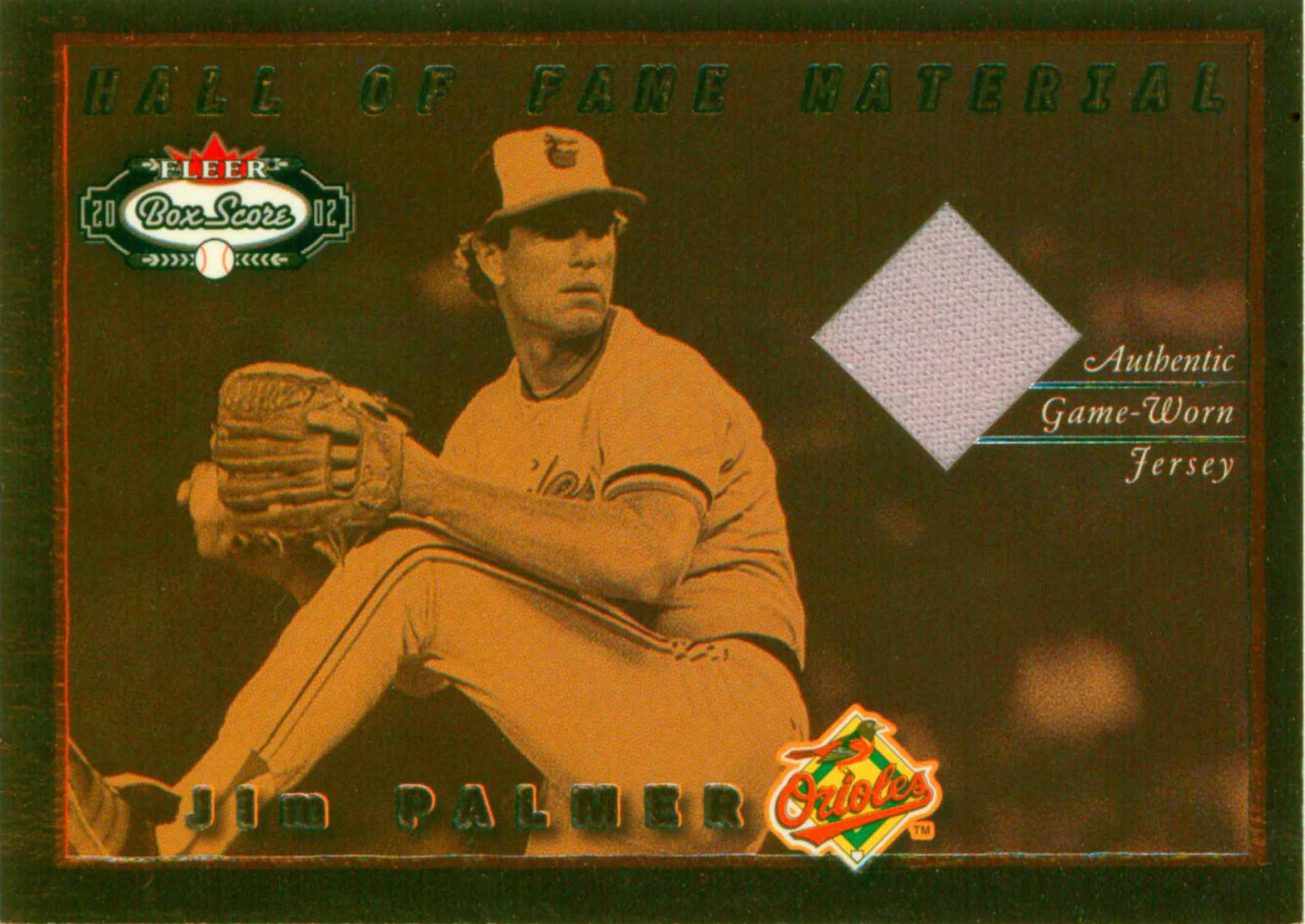 2002 Fleer Box Score Hall of Fame Material Jersey