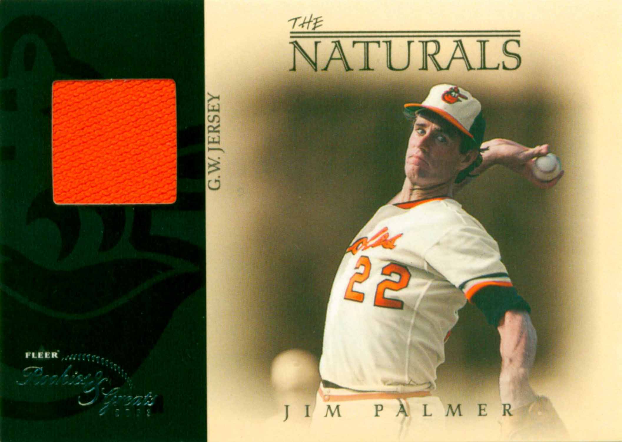 2003 Fleer Rookies and Greats Naturals Game Used Jersey