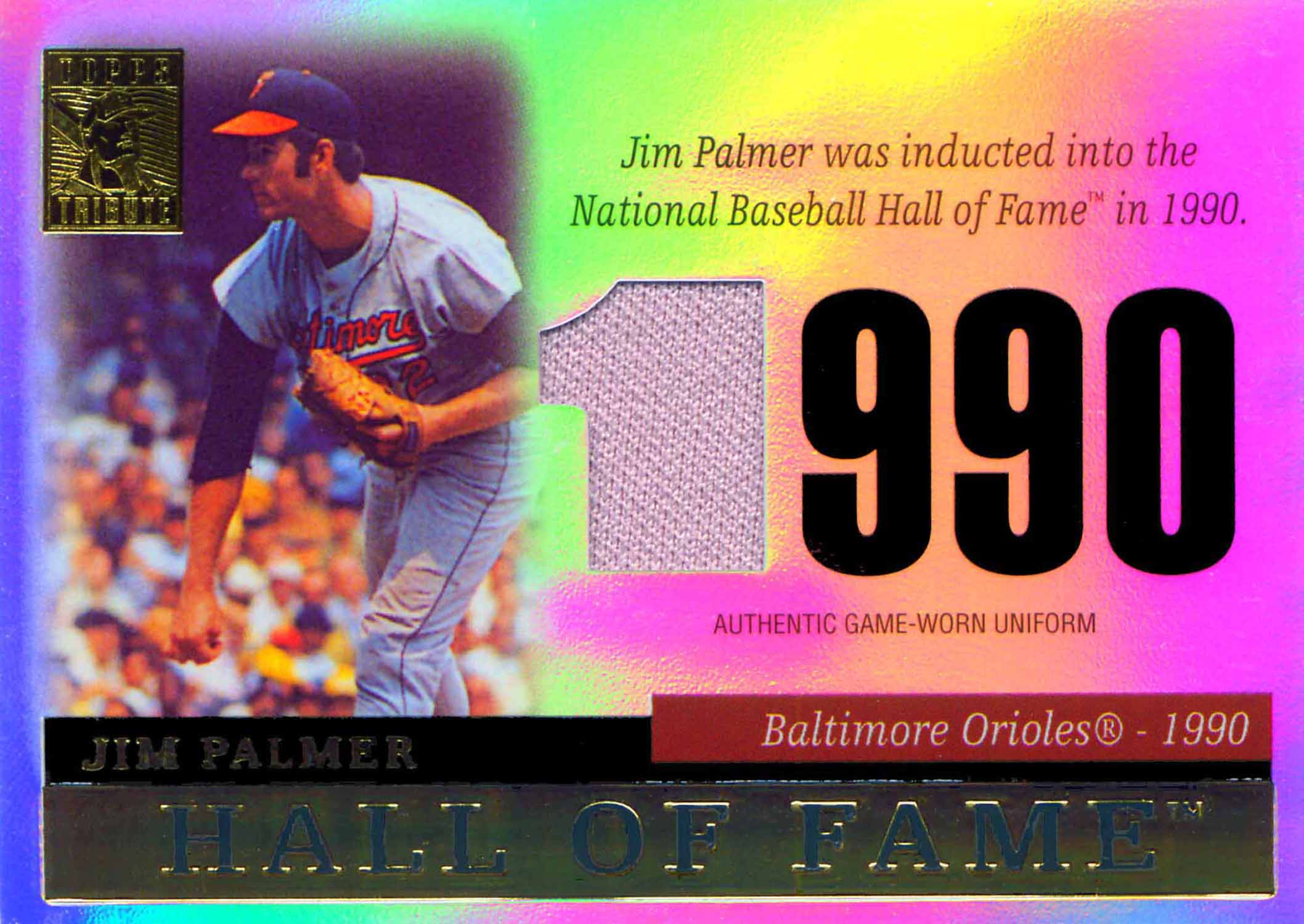 2004 Topps Tribute Hall of Fame Relics Uniform