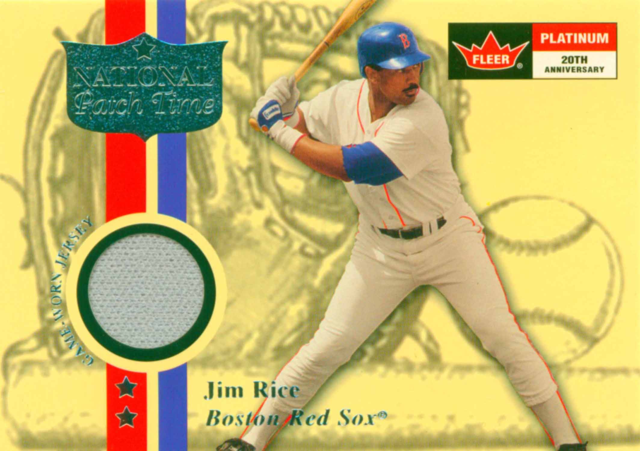 2001 Fleer Platinum National Patch Time