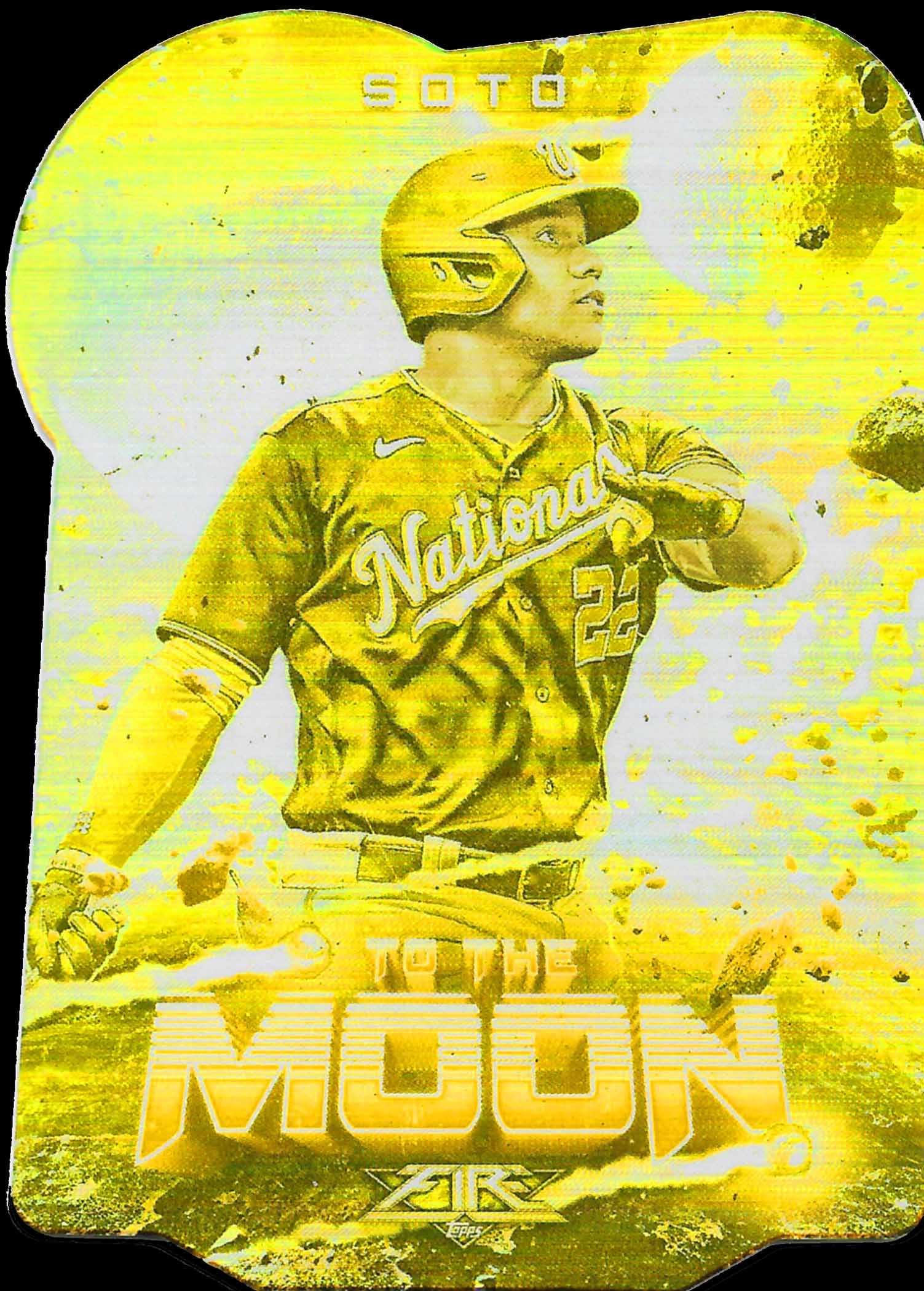 2022 Topps Fire To the Moon Gold Minted