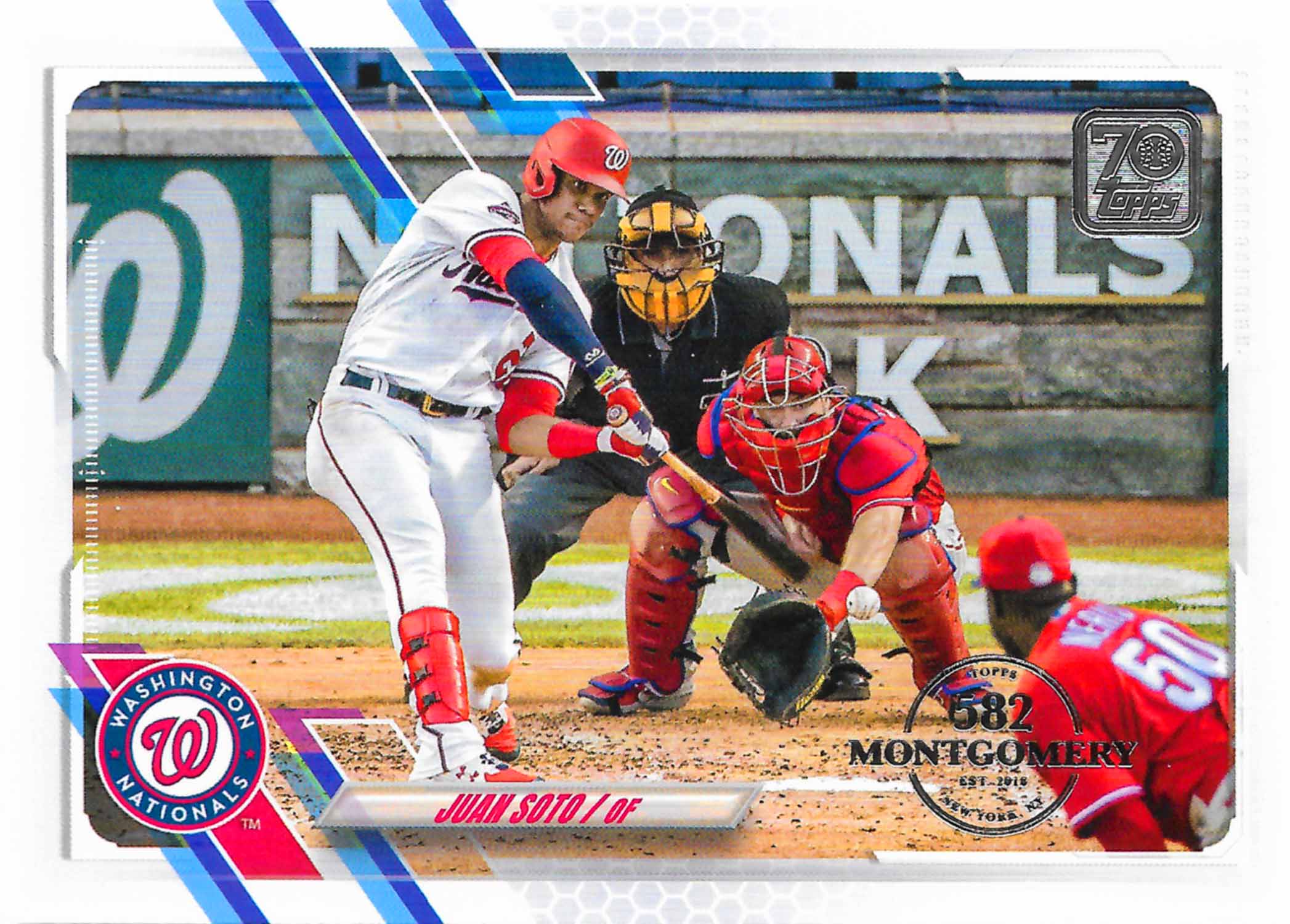 2021 Topps Factory Set 582 Montgomery Club