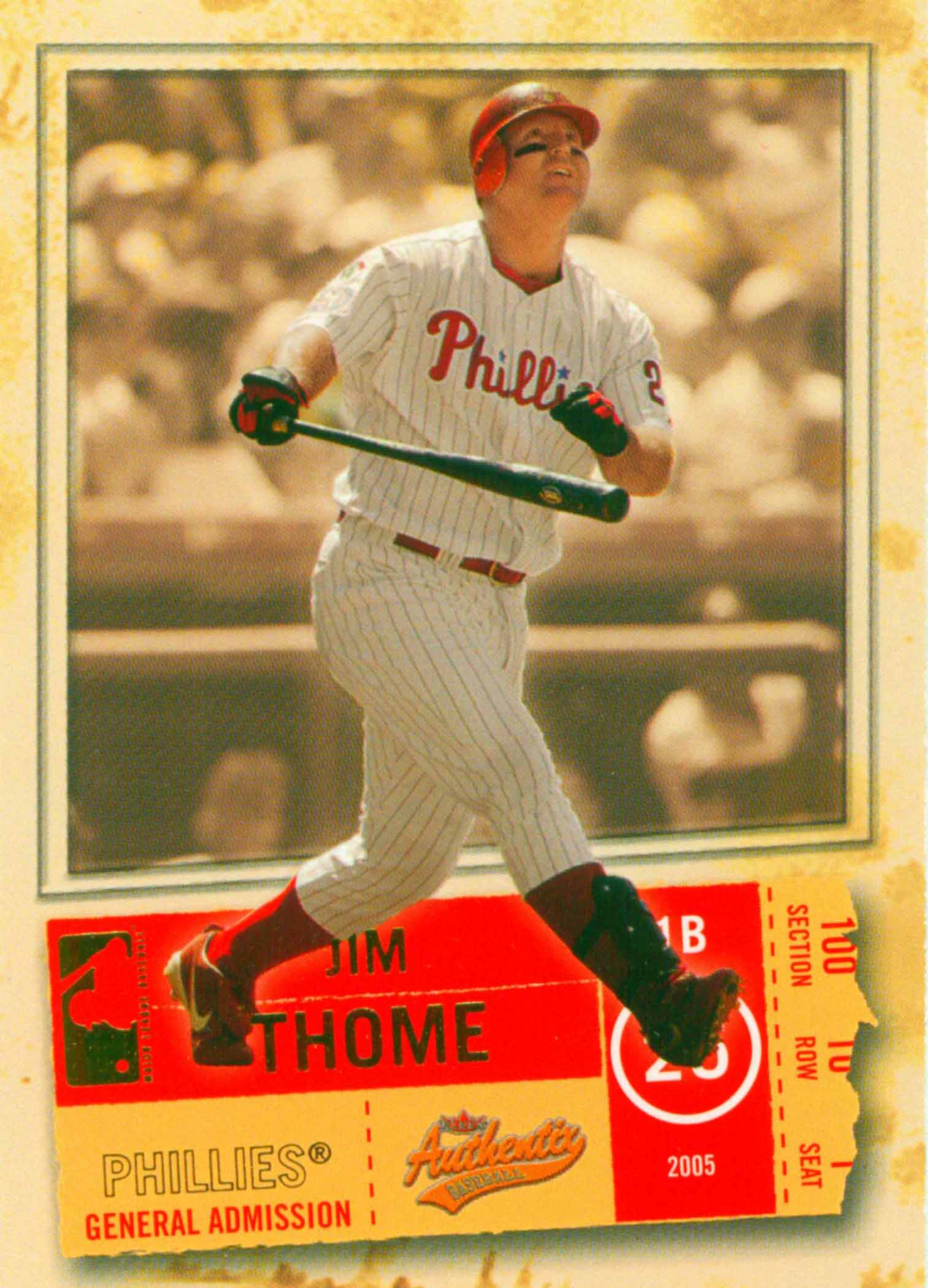 2005 Fleer Authentix General Admission