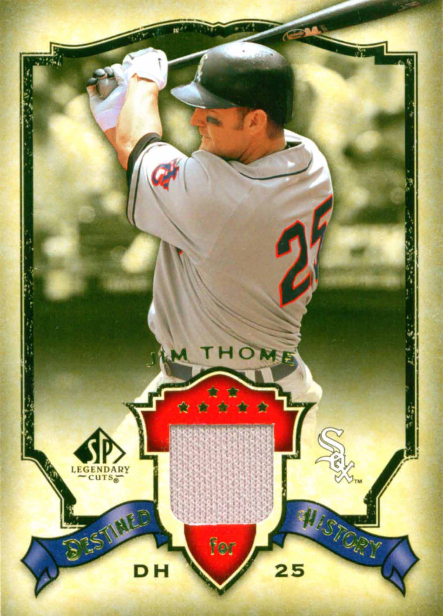 2008 SP Legendary Cuts Destined for History Memorabilia