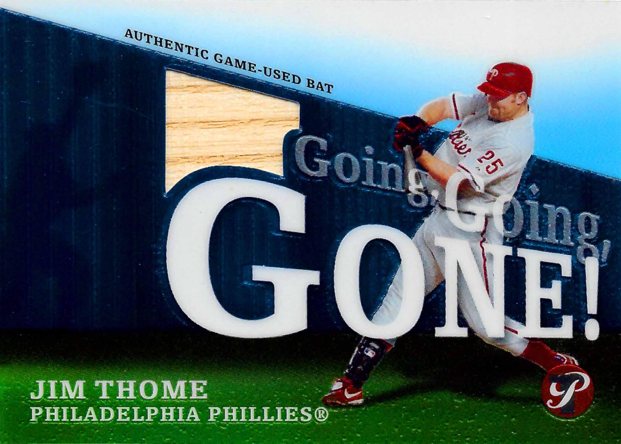 2004 Topps Pristine Going Going Gone Bat Relics