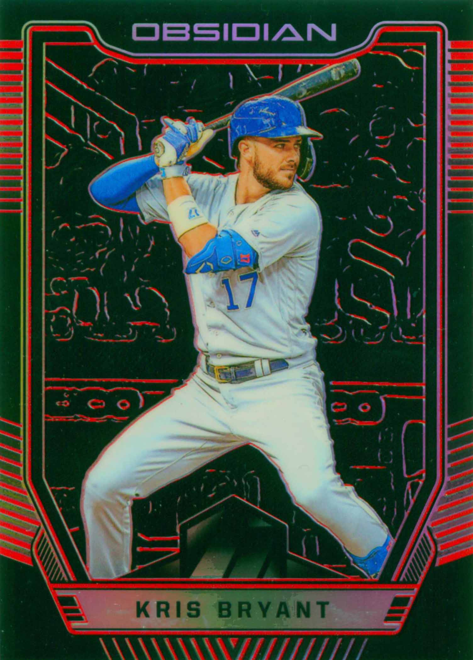 2019 Panini Obsidian Electric Etch Red