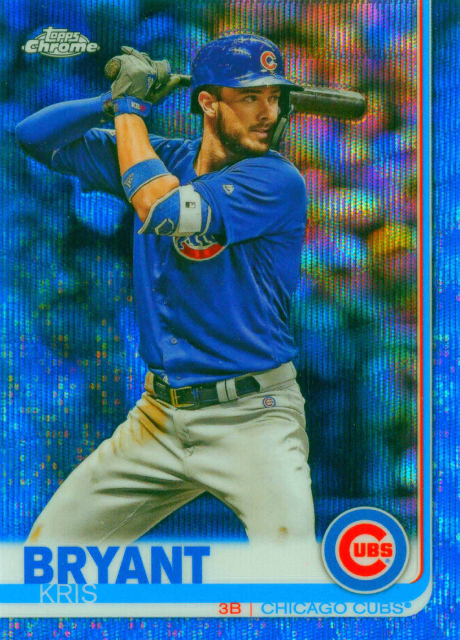 2019 Topps Chrome Blue Wave Refractors