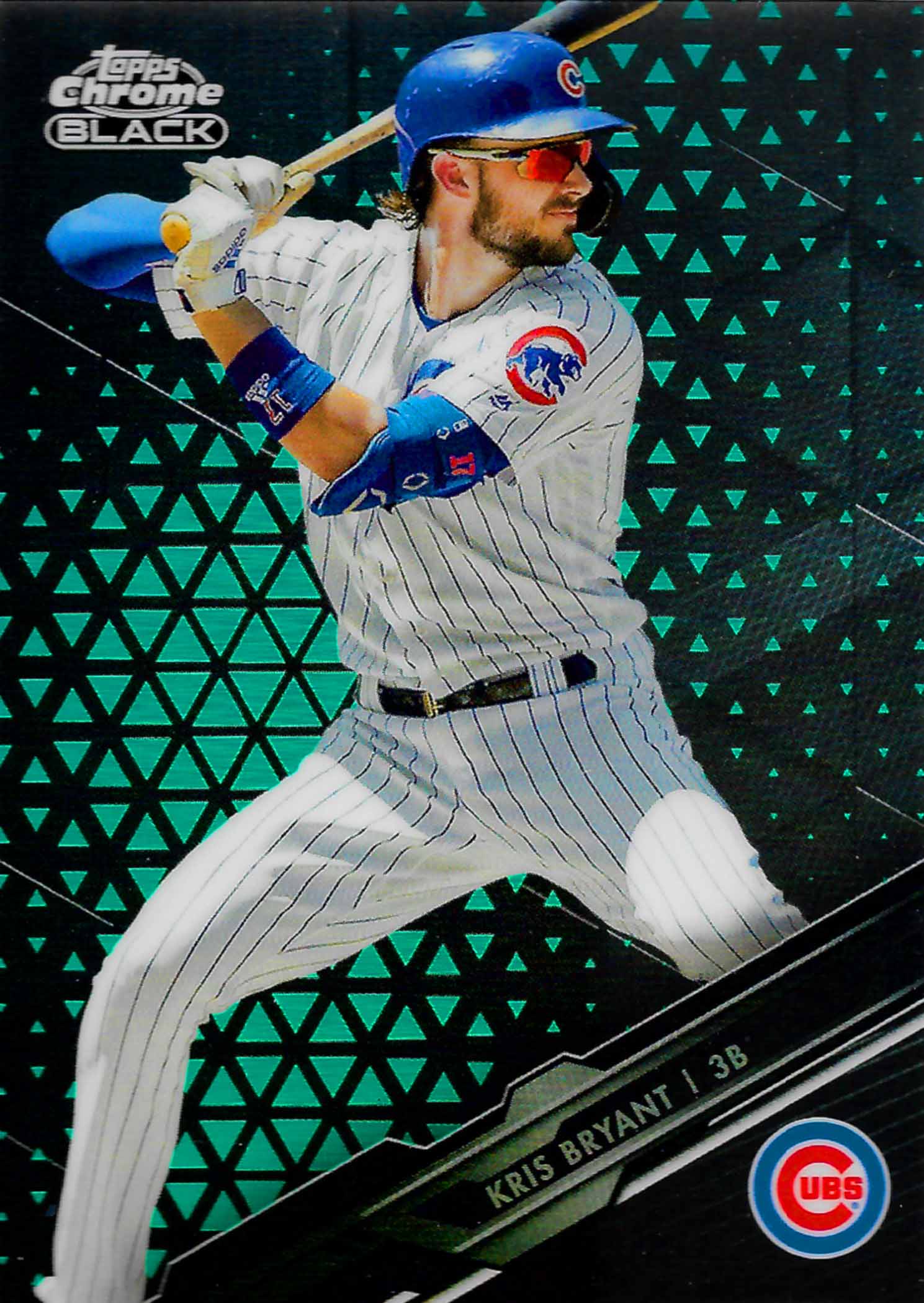 2020 Topps Chrome Black Green Refractors