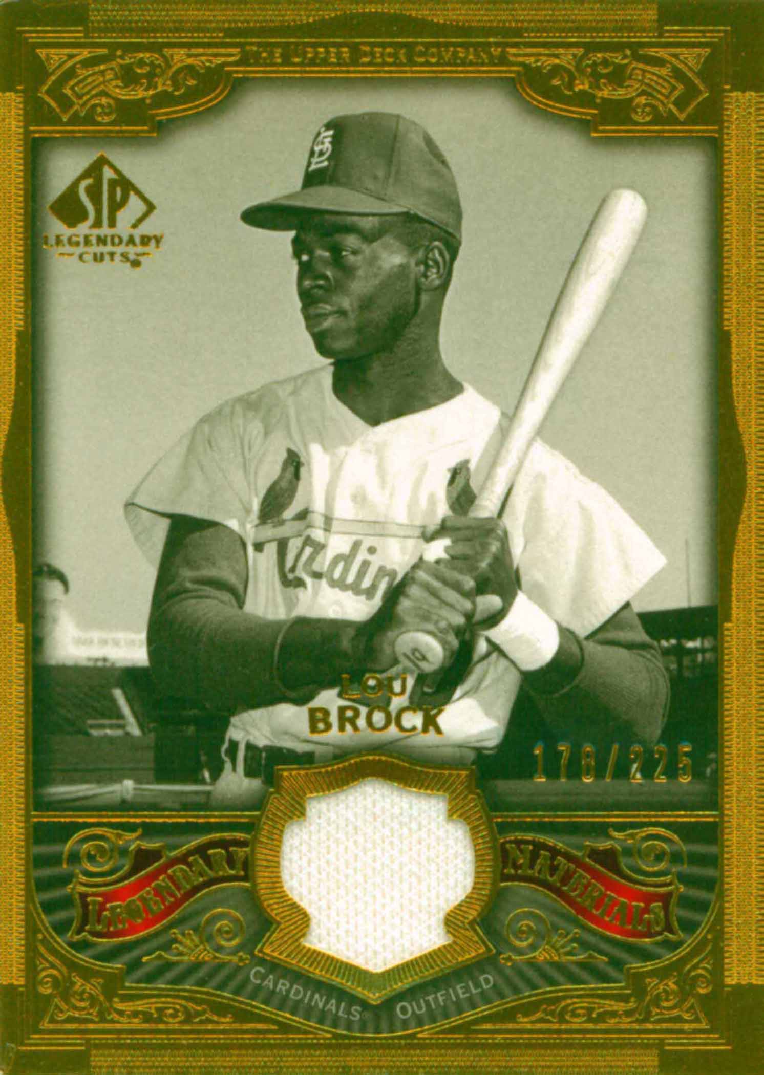 2006 SP Legendary Cuts Legendary Materials Gold Jersey