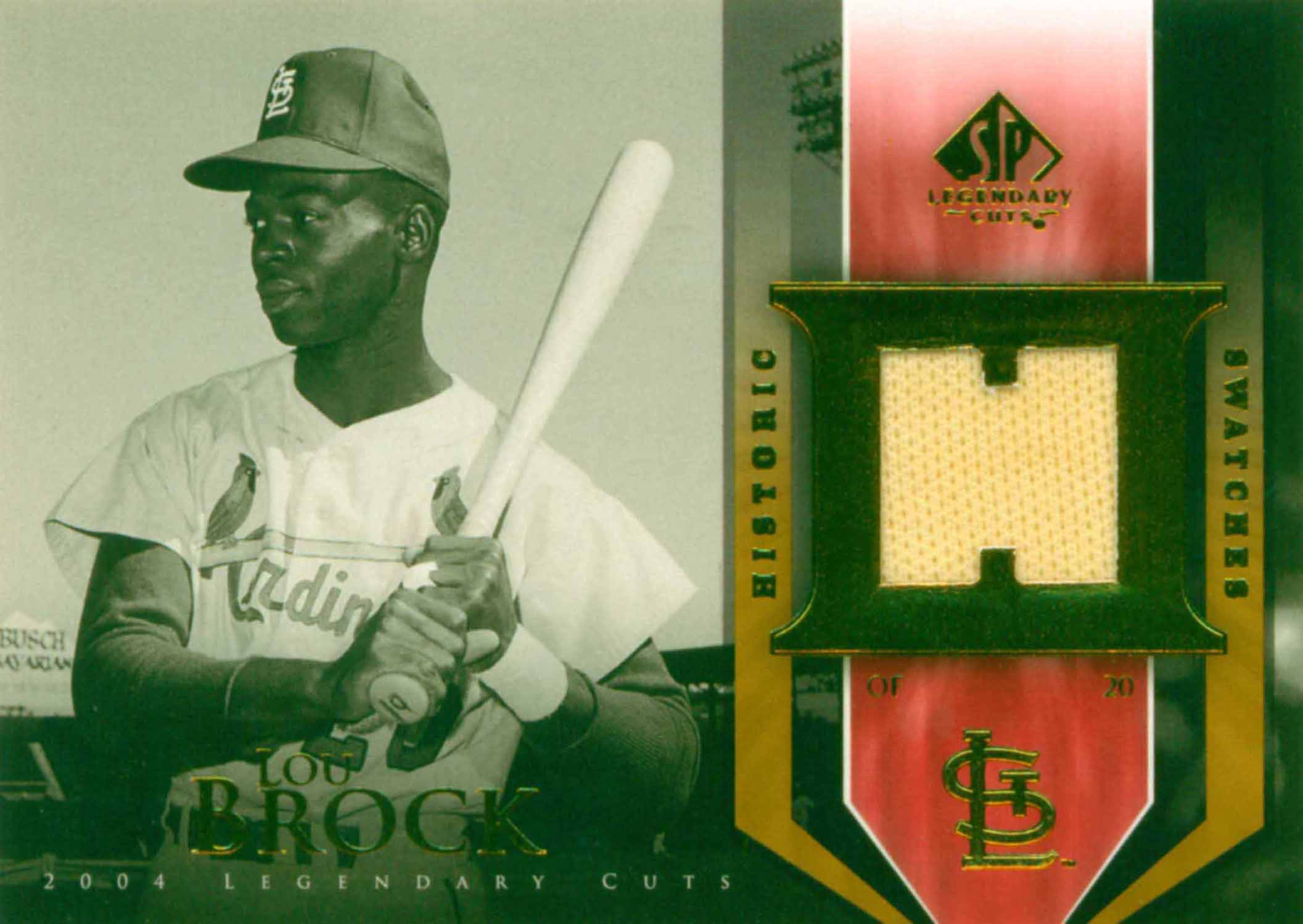 2004 SP Legendary Cuts Historic Swatches Jersey