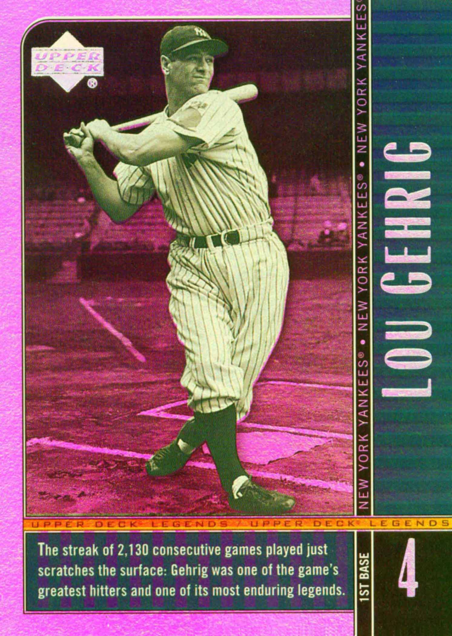 2000 Upper Deck Legends Commemorative Collection