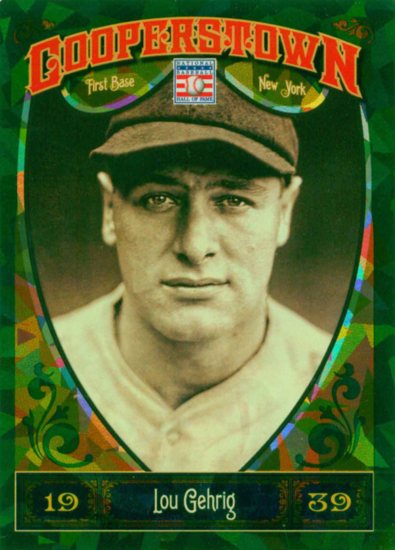 2013 Panini Cooperstown Green Crystal