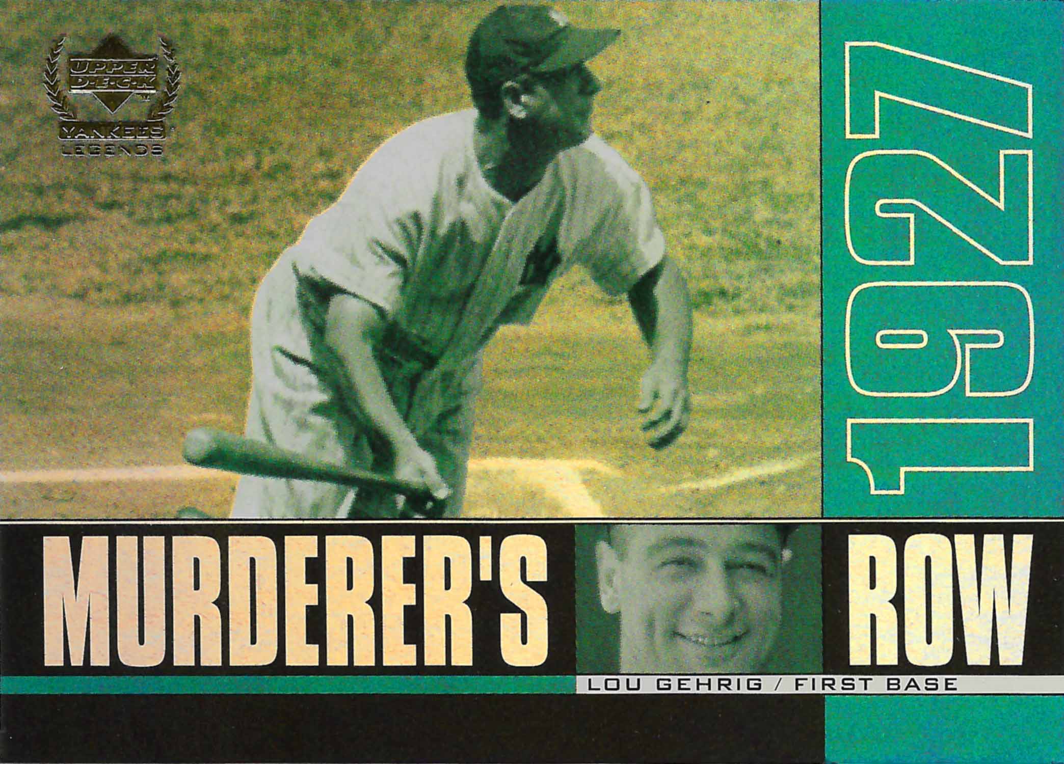 2000 Upper Deck Yankees Legends Murderer's Row