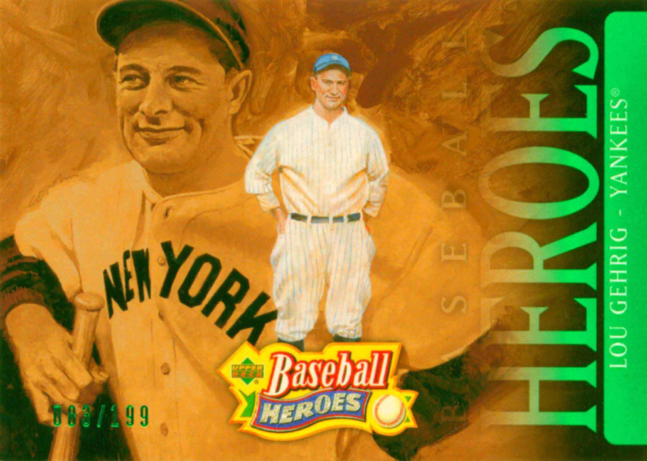 2005 Upper Deck Baseball Heroes Emerald Header