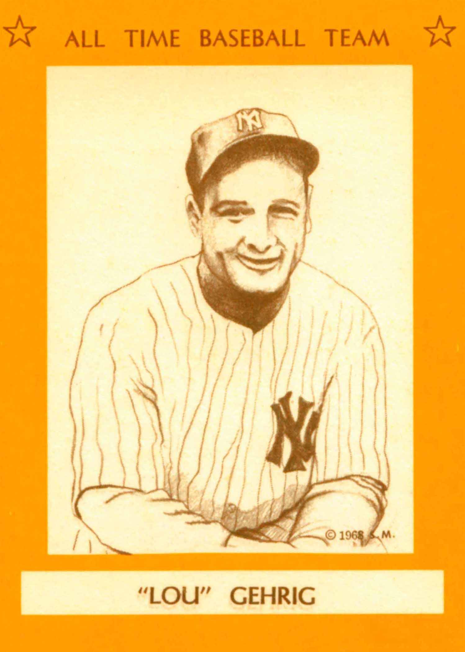1968 Sports Memorabilia All-Time Greats
