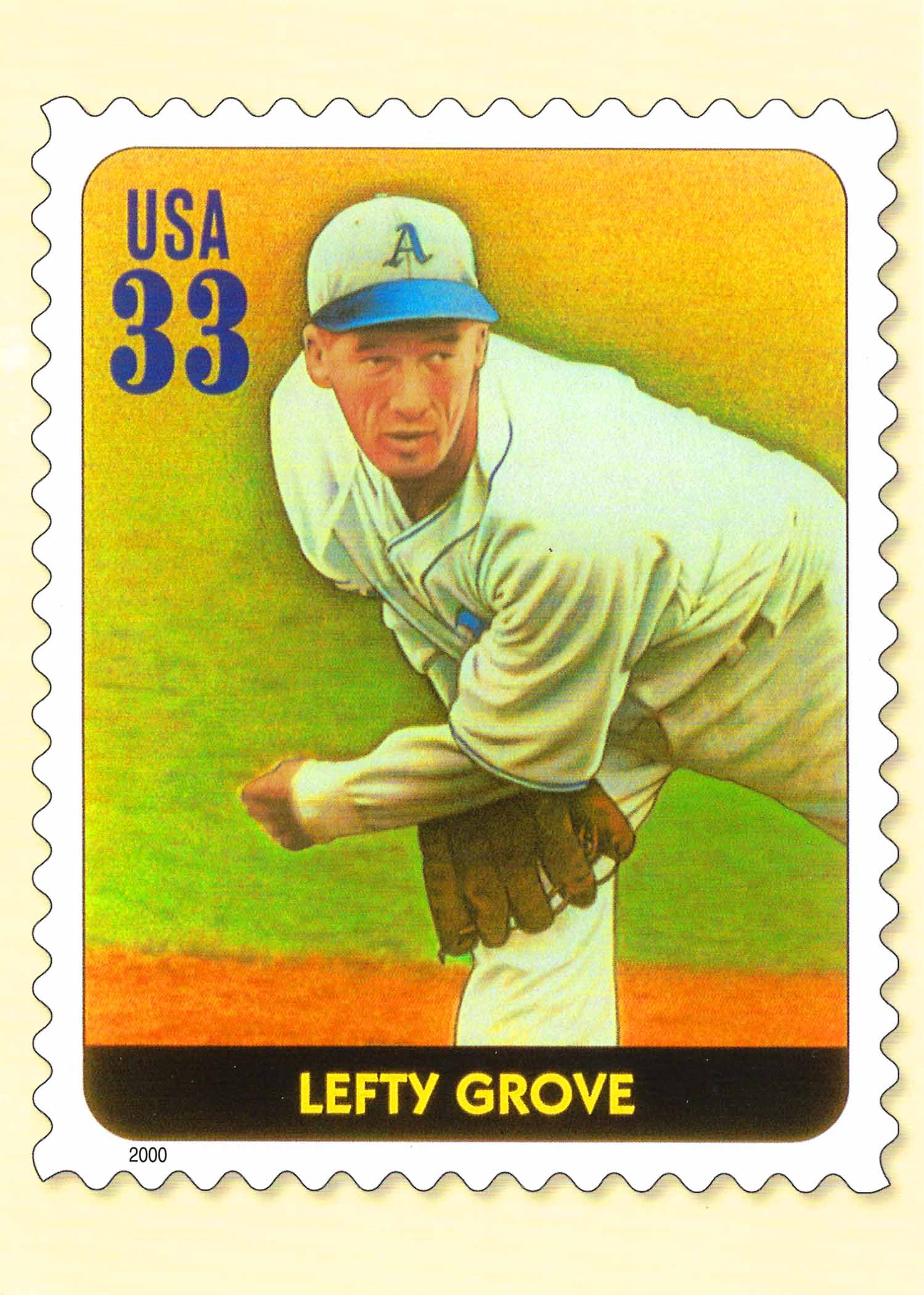 2000 USPS Legends of Baseball Postcards