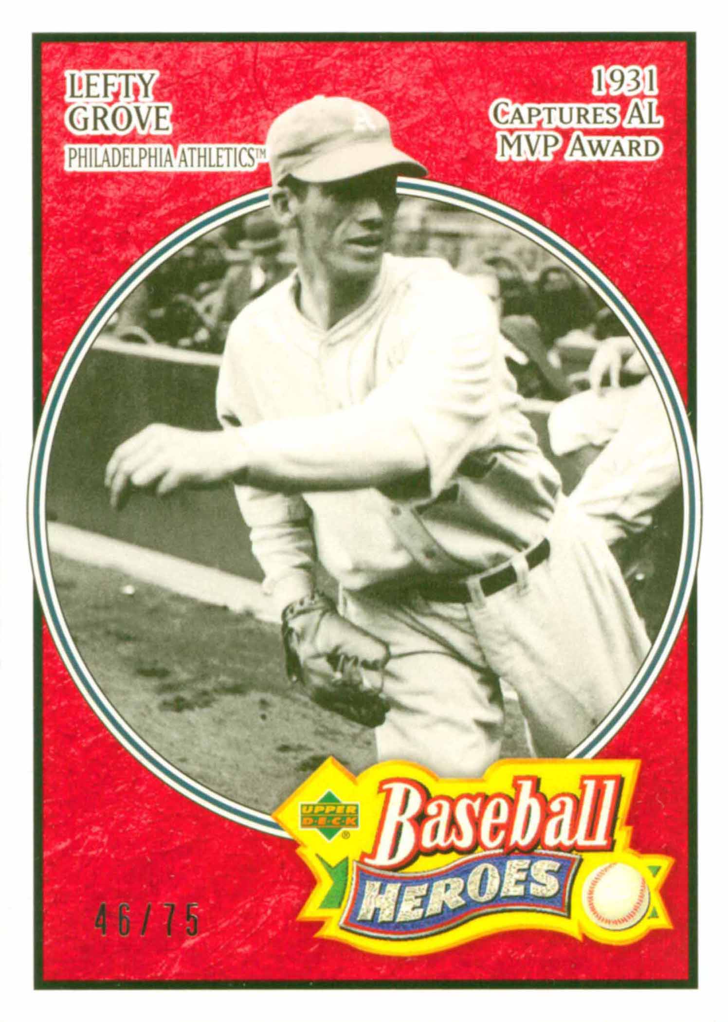2005 Upper Deck Baseball Heroes Red