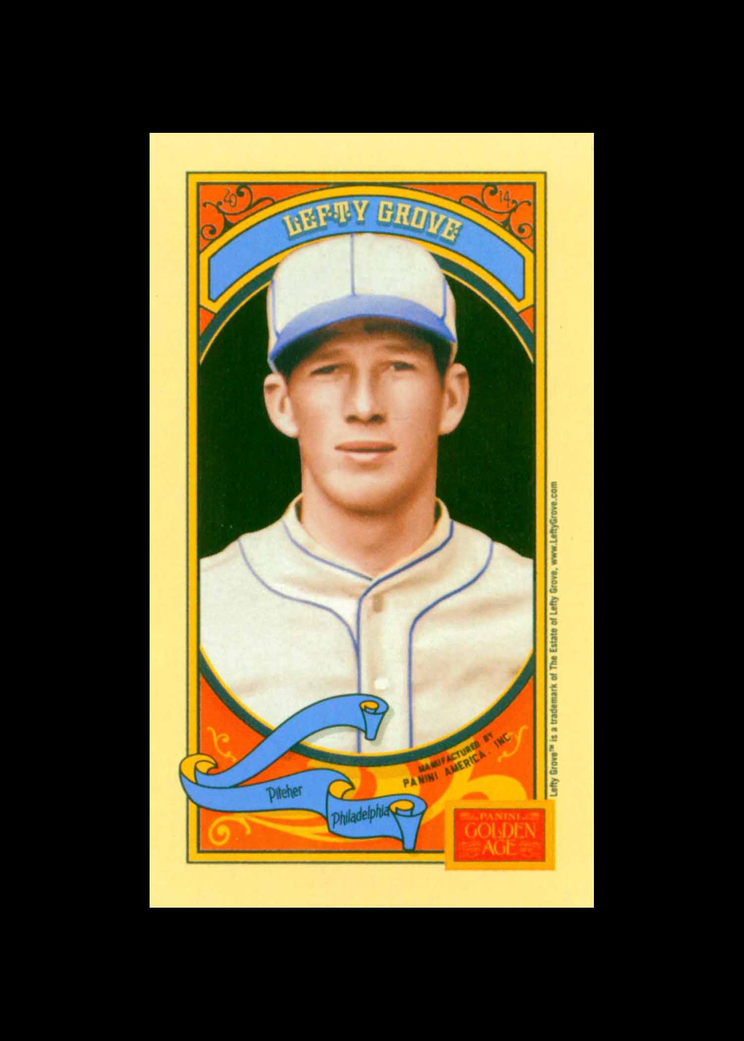 2014 Panini Golden Age Mini Mono Brand Blue Back