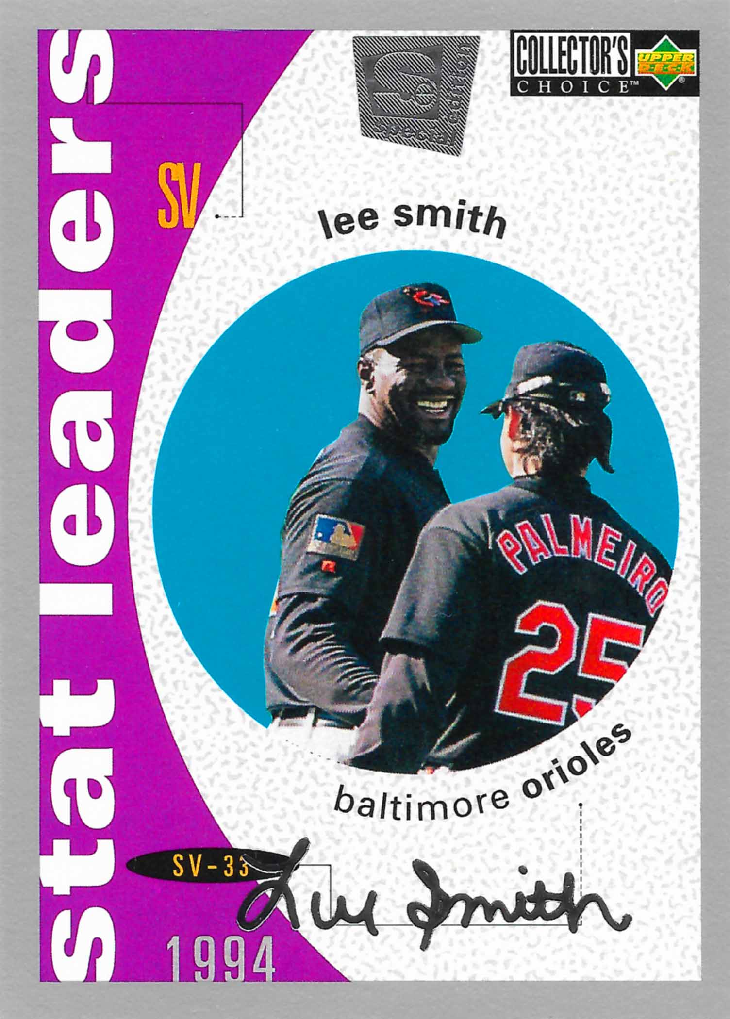 1995 Collector's Choice SE Silver Signature Stat Leaders