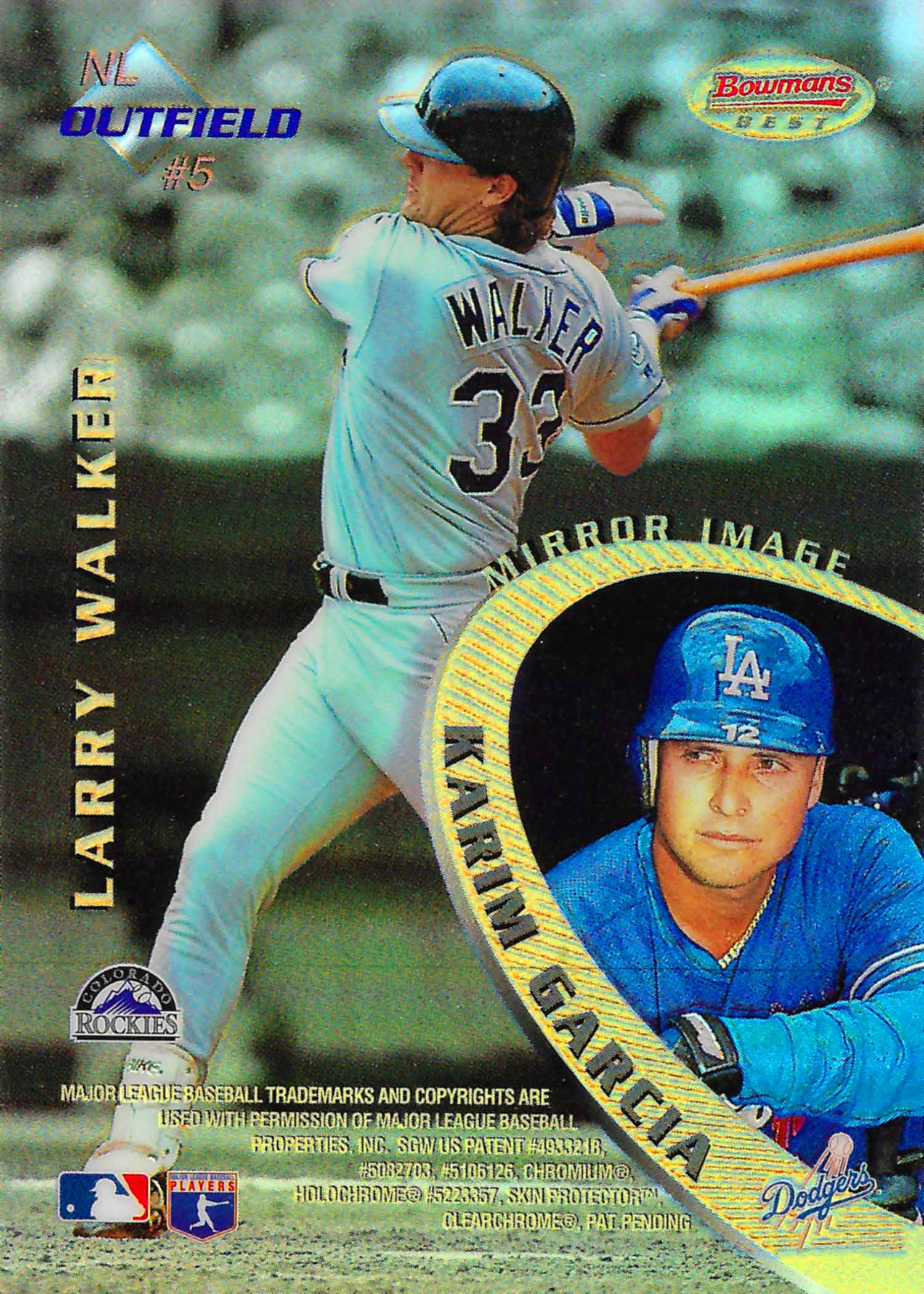 1996 Bowman's Best Mirror Image Refractors