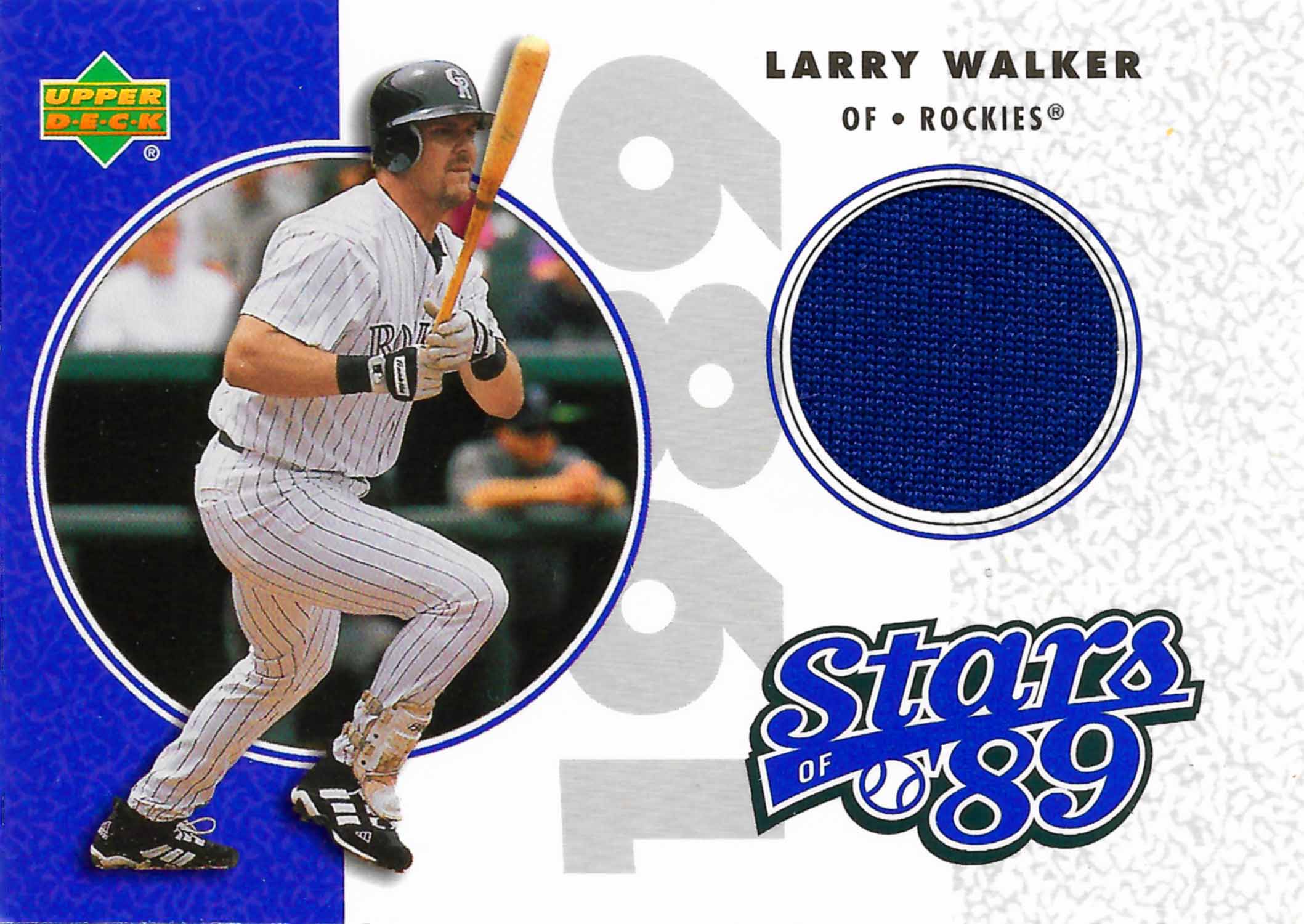 2002 UD Authentics Stars of '89 Jerseys
