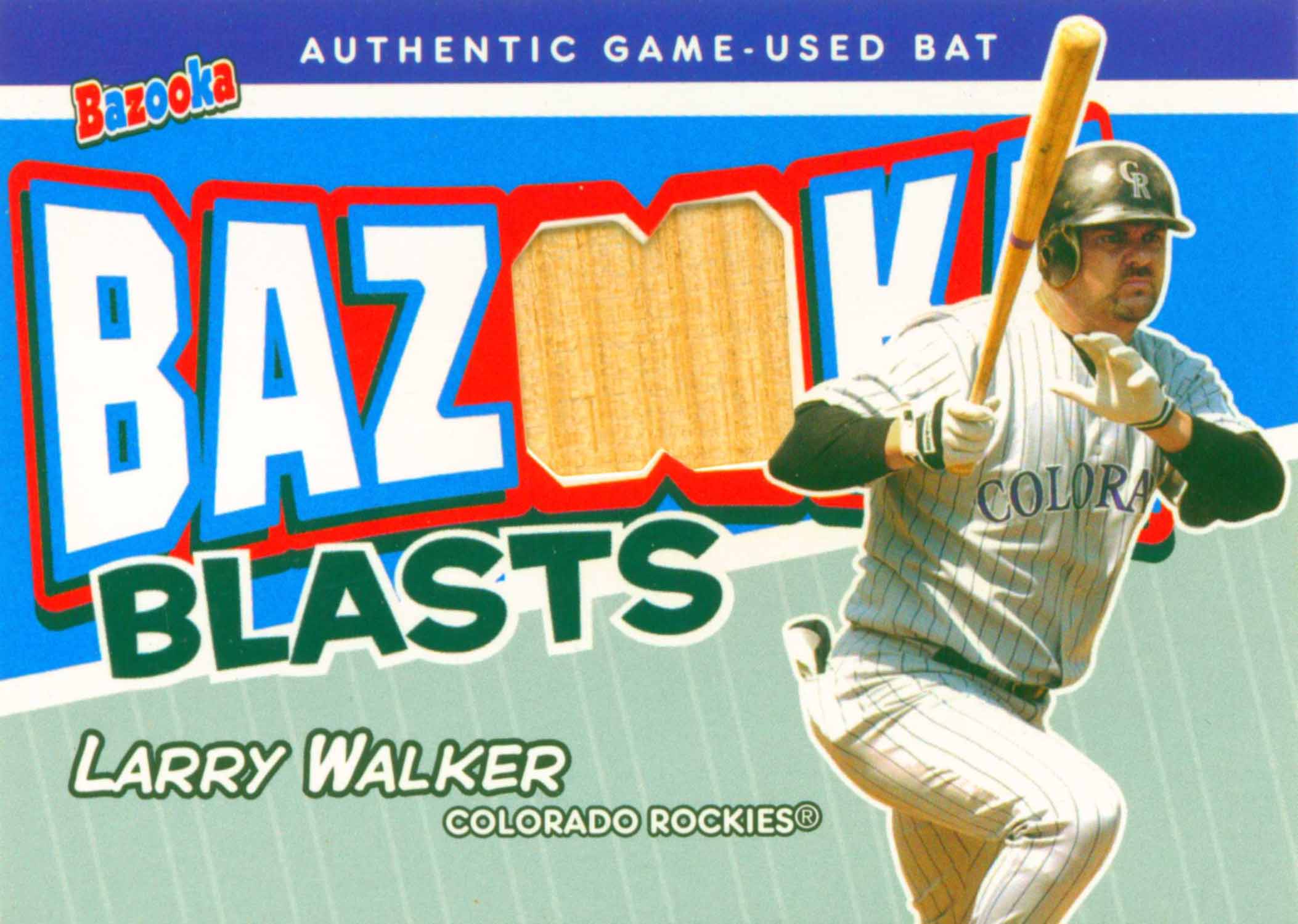 2004 Bazooka Blasts Bat Relics