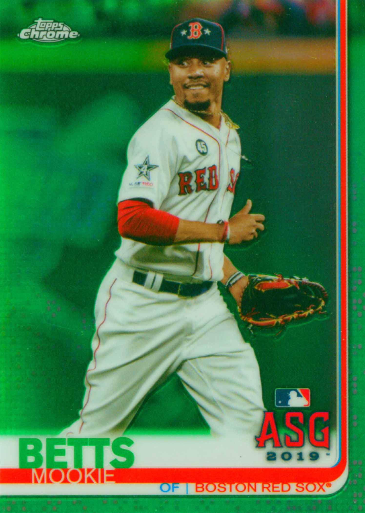 2019 Topps Chrome Update Green Refractors All-Stars