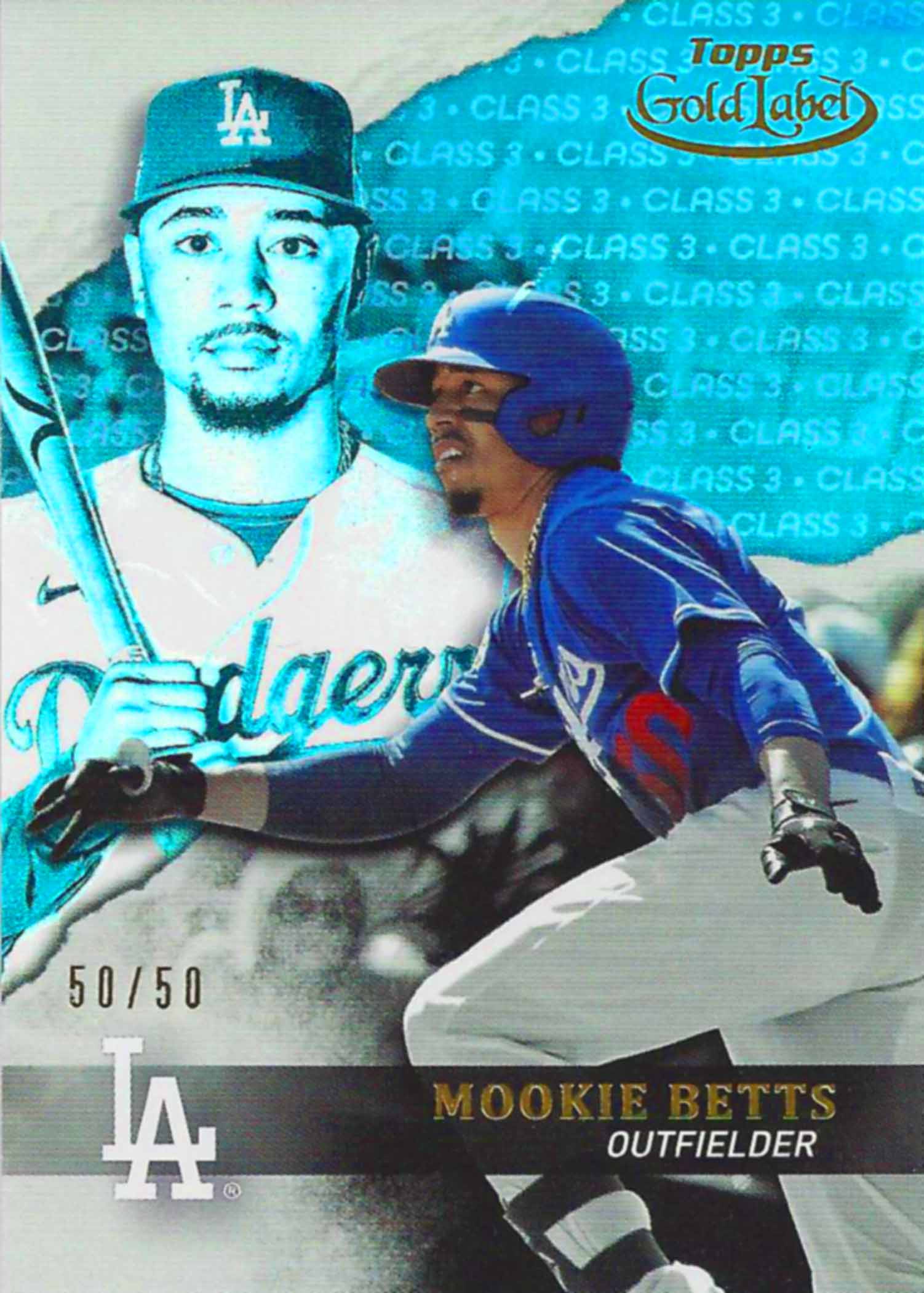 2020 Topps Gold Label Class 3 Blue