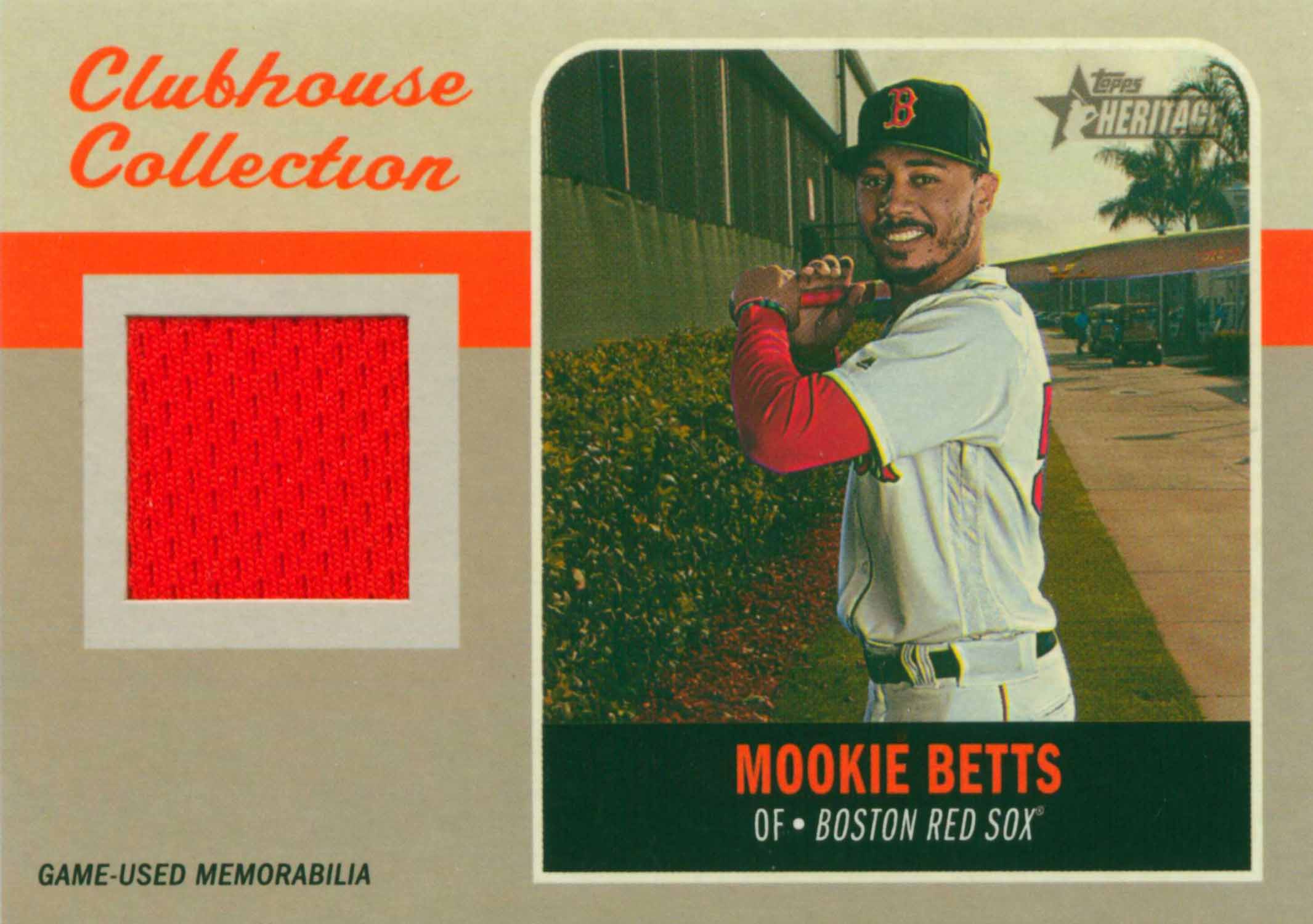 2019 Topps Heritage Clubhouse Collection Relics